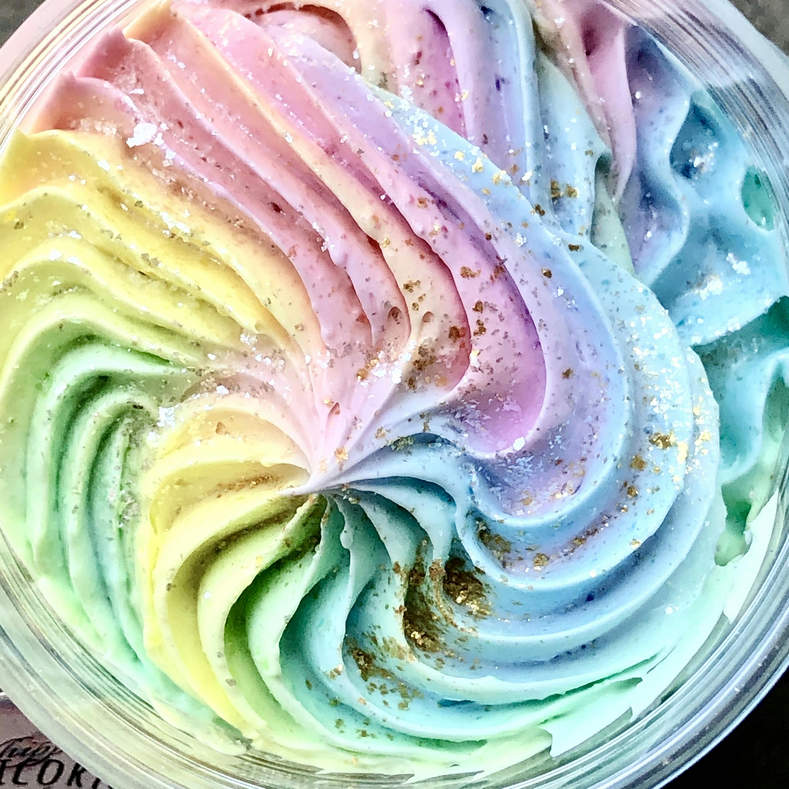 Unicorn Poop- Whipped Butter Soap and Loofa
