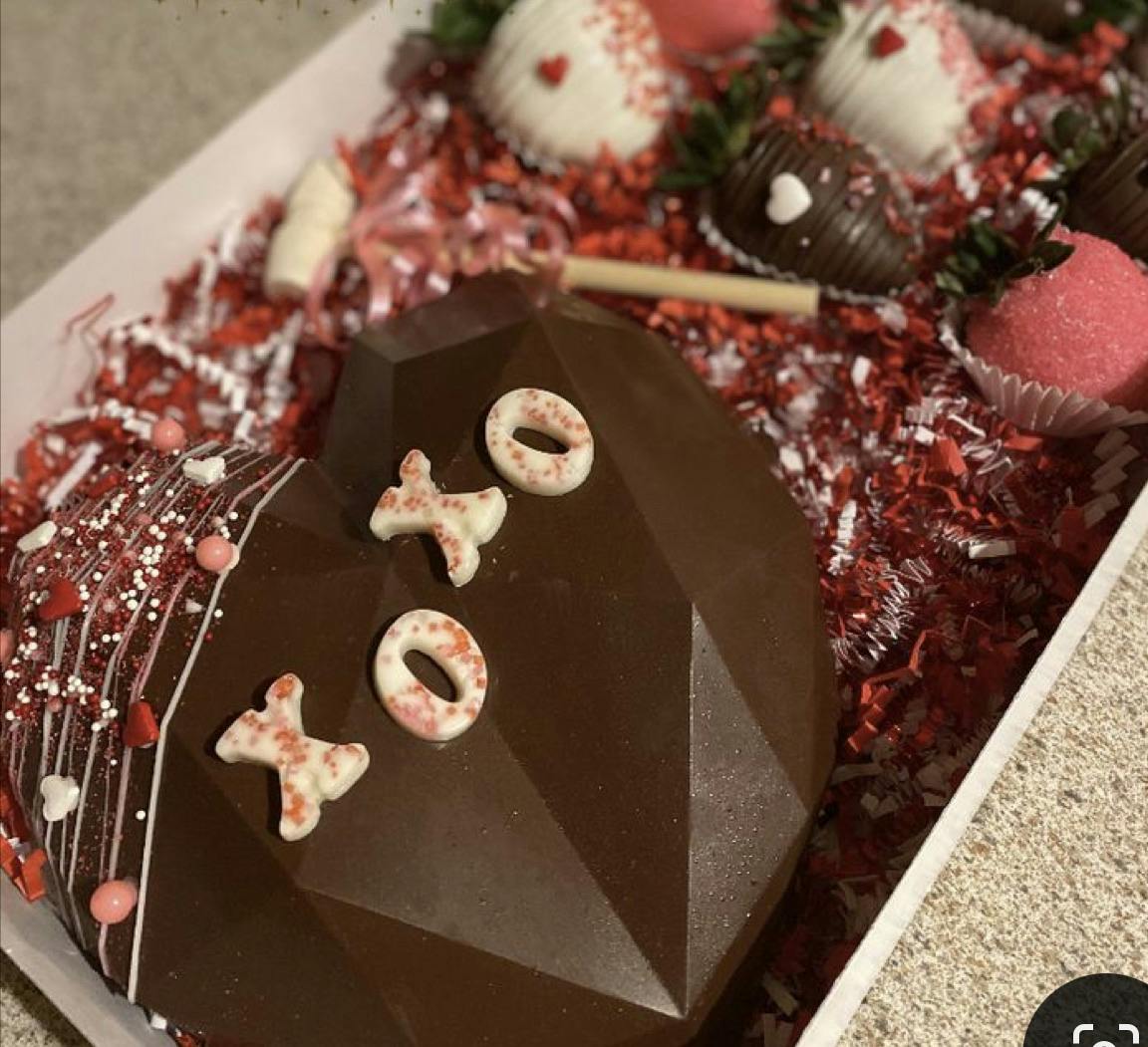Chocolate Valentines Treat Box