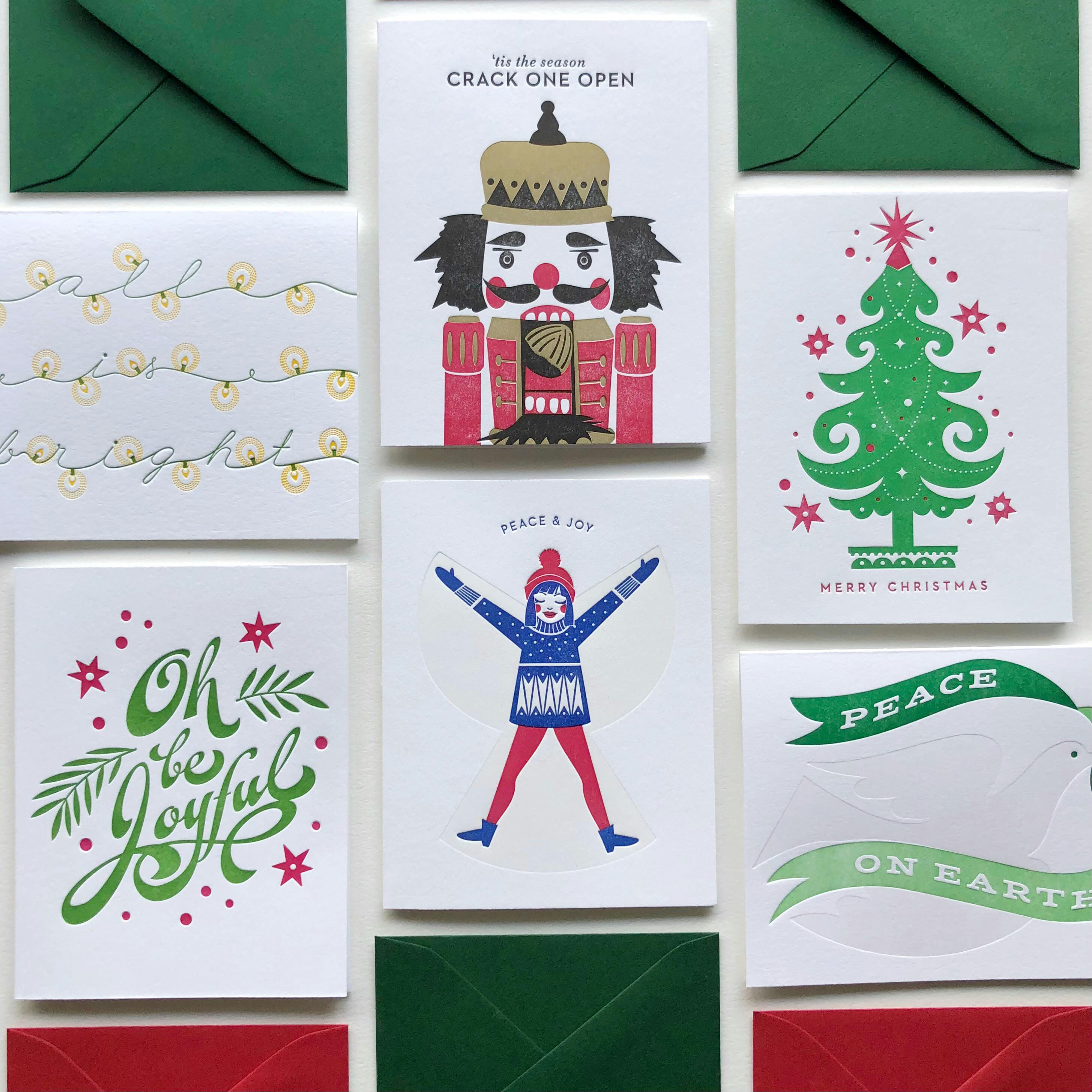 Christmas Variety Letterpress Pack