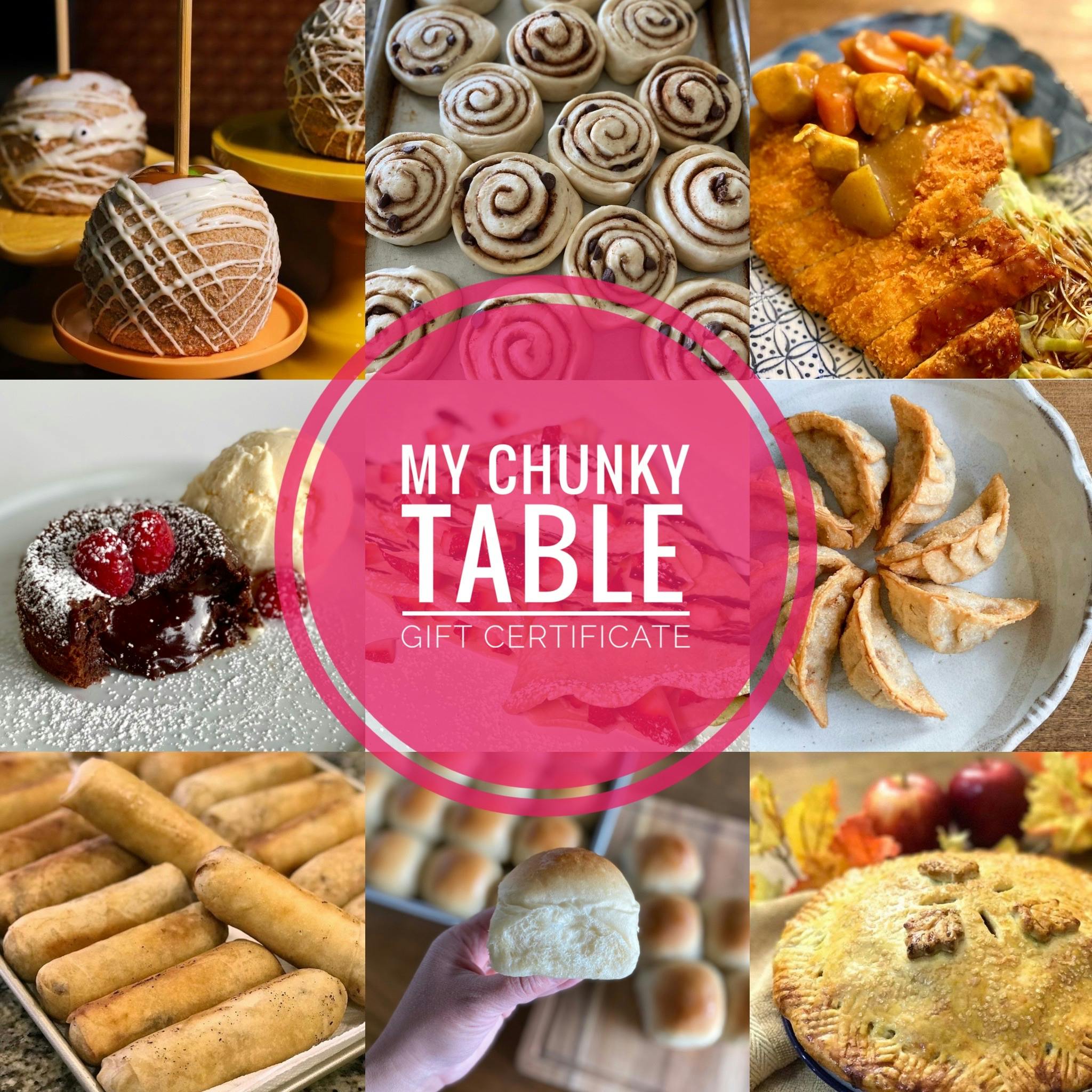 My Chunky Table- Gift Certificate