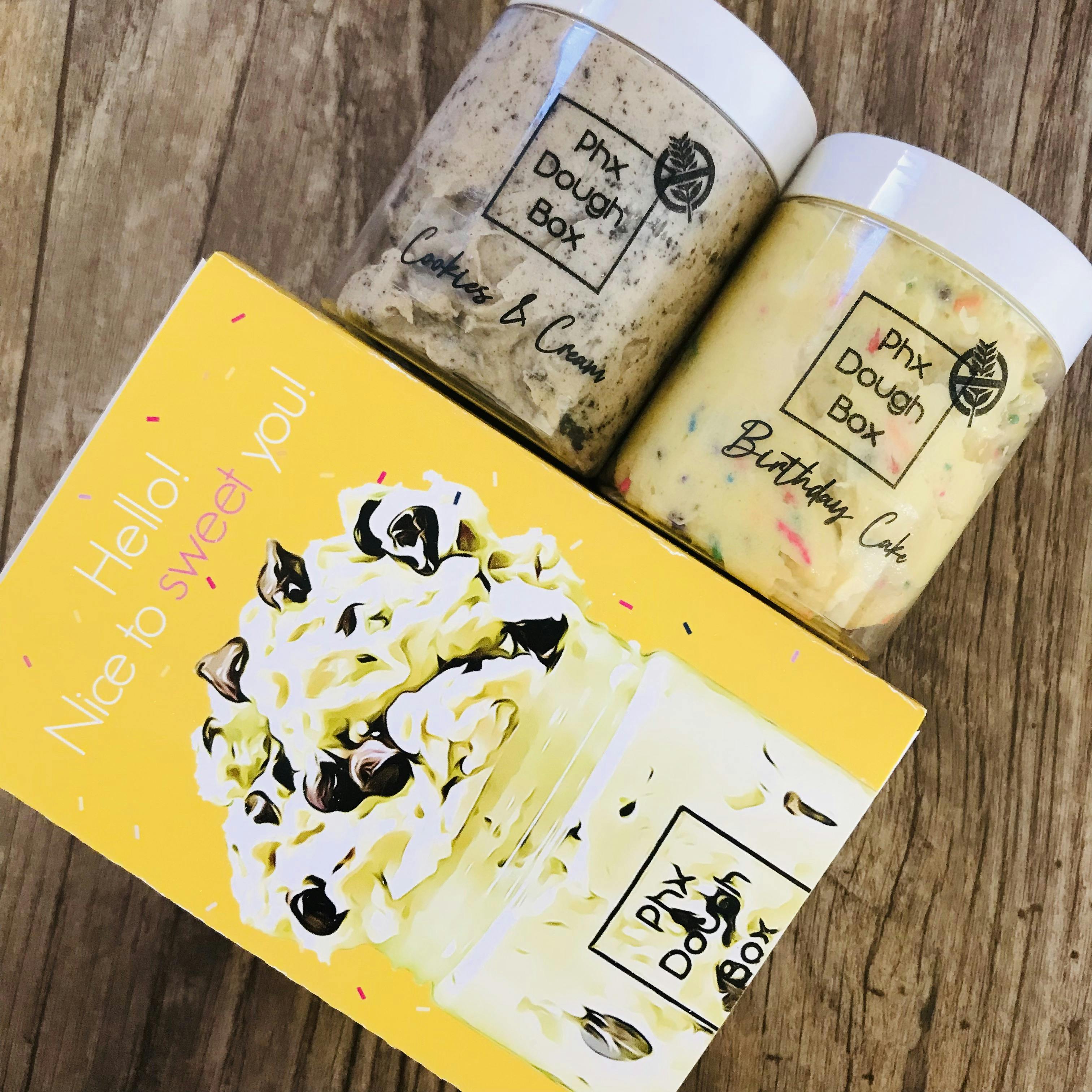 4 pack Edible Cookie Dough! Delivery+shipping 