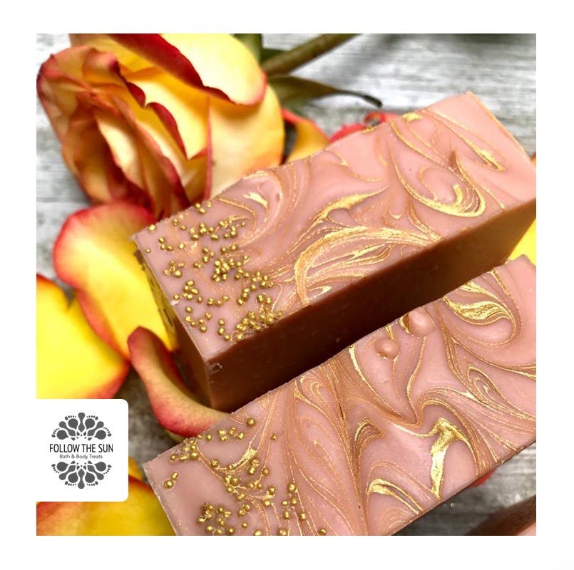Rose Gold Handmade Soap