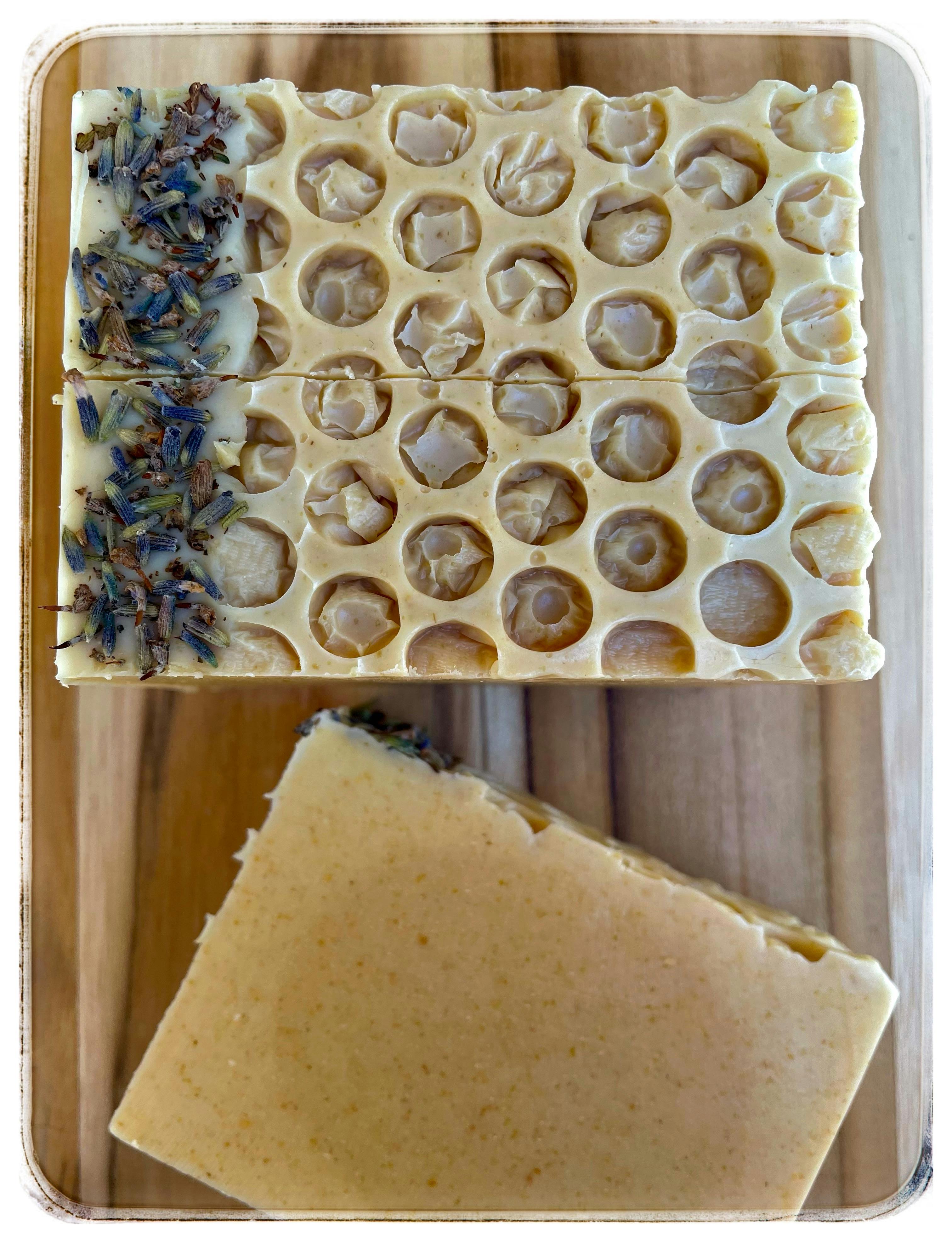 Lavender Honey & Oats Handmade Soap