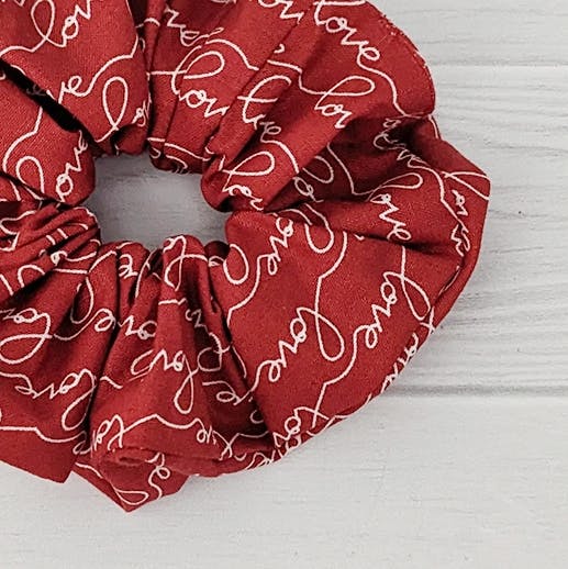 Valentine's Day Handmade Scrunchies
