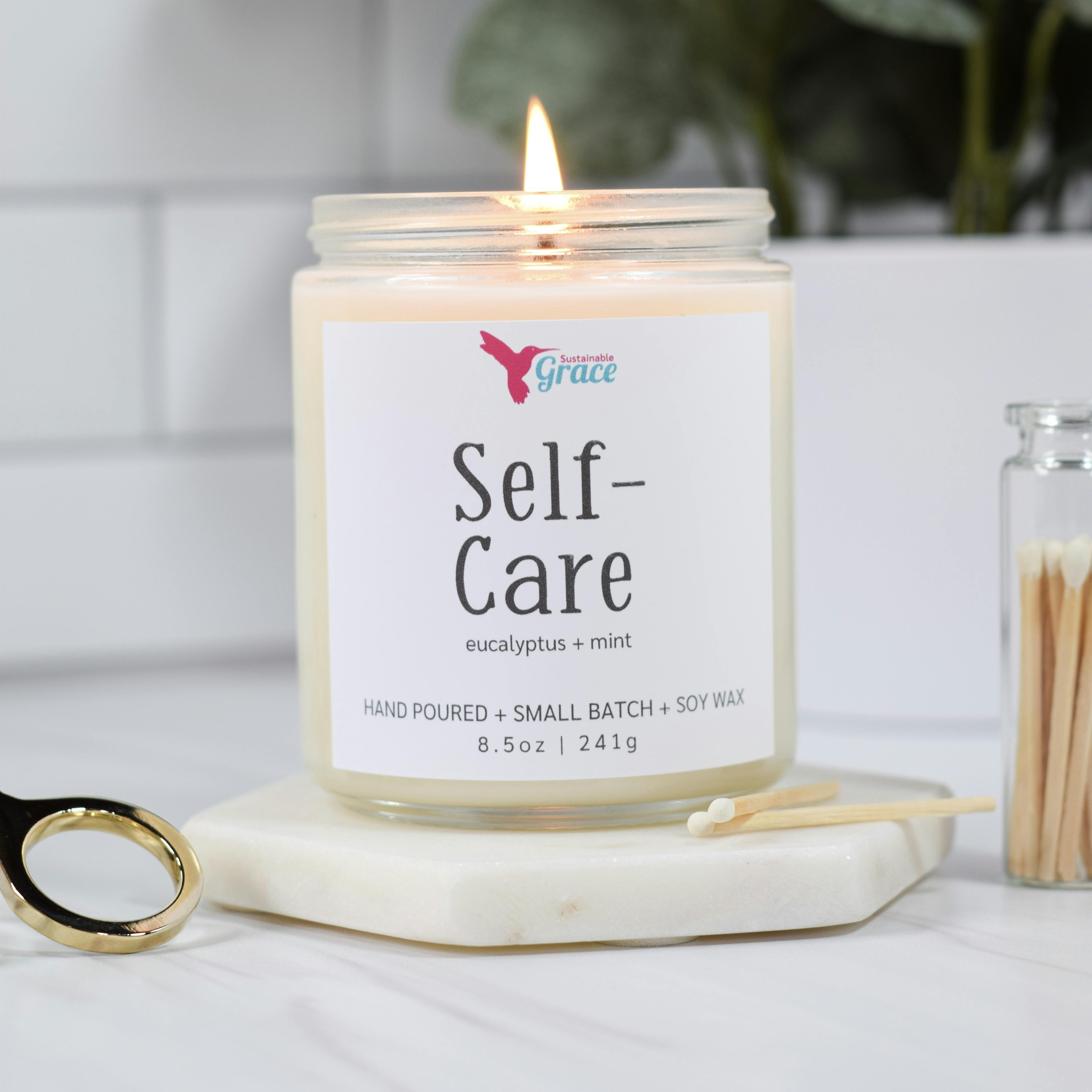 All Natural Soy Candle - Relaxing Spa Scents 