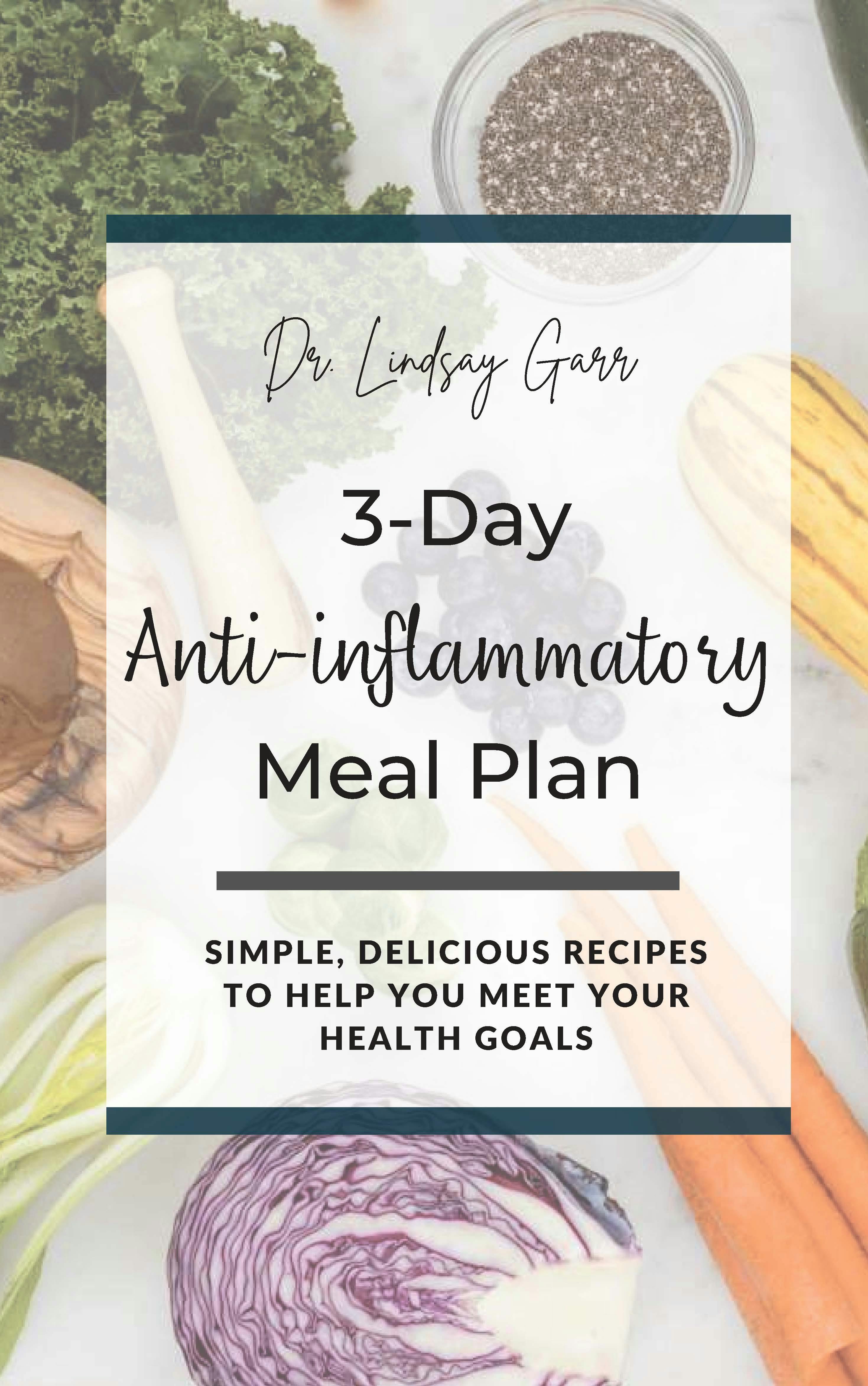 Anti-Inflammatory Meal Plan Recipe ebook