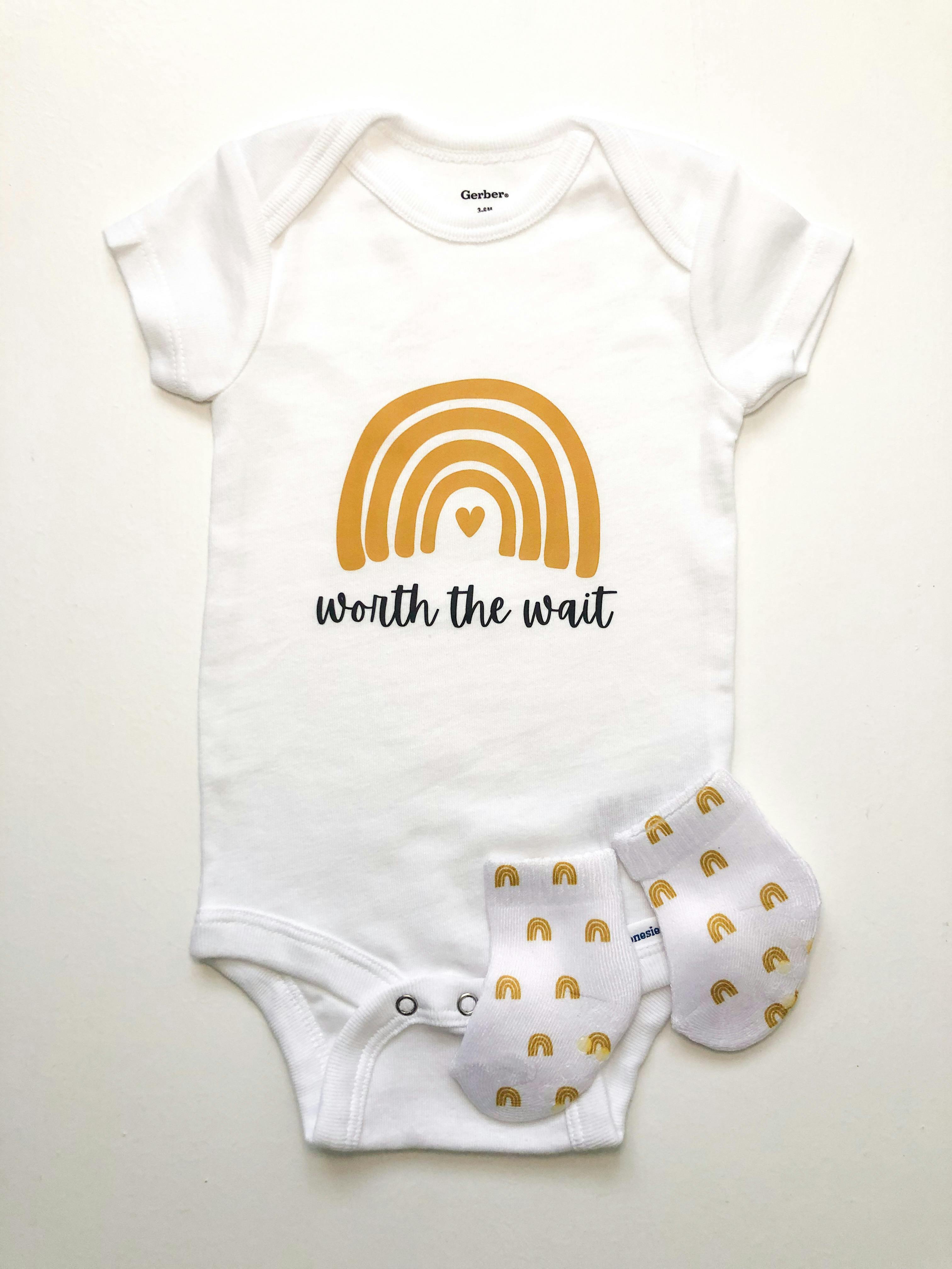 Worth the Wait Onesie® and Sock Set