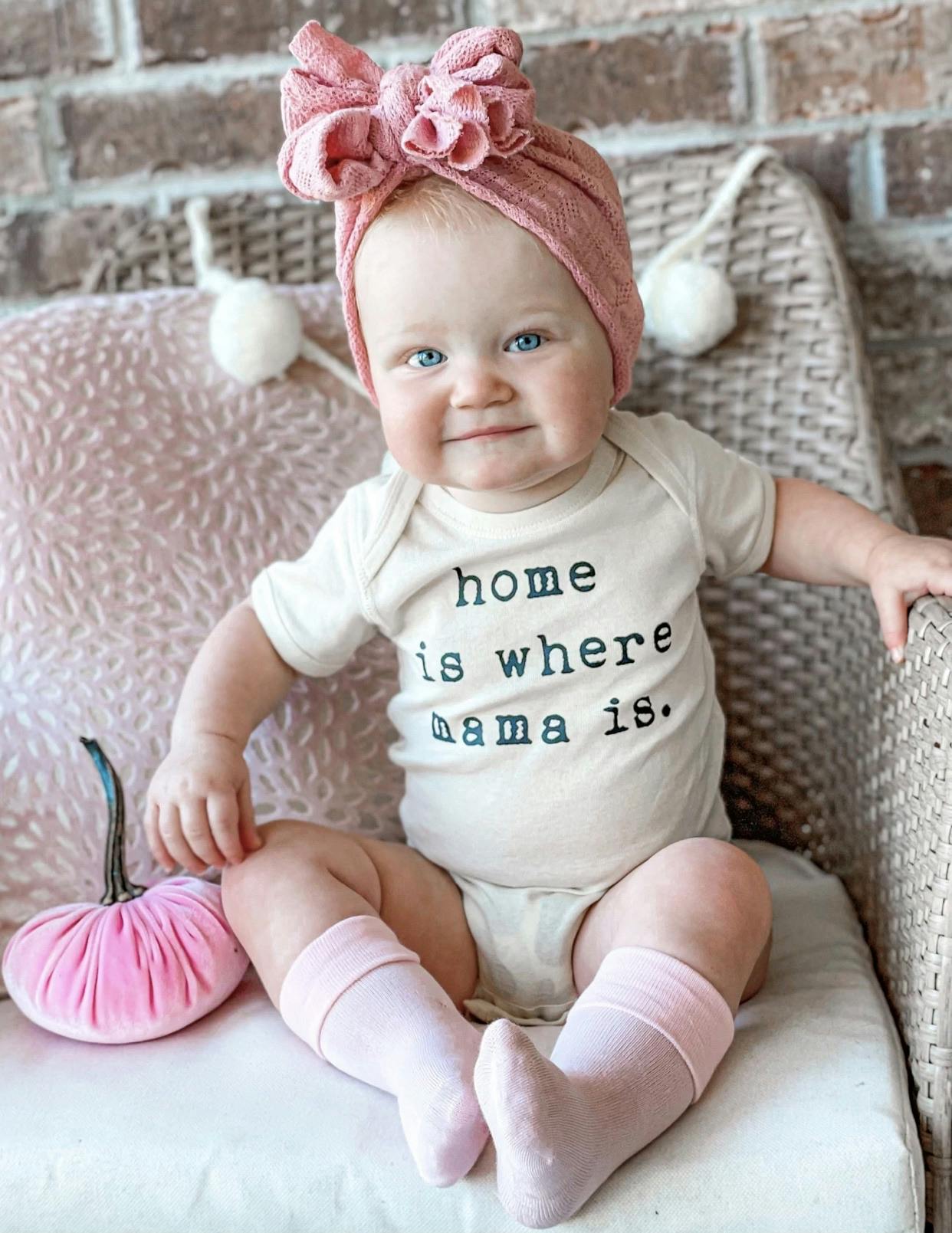 Home Is Where Mama Is Baby Bodysuit 