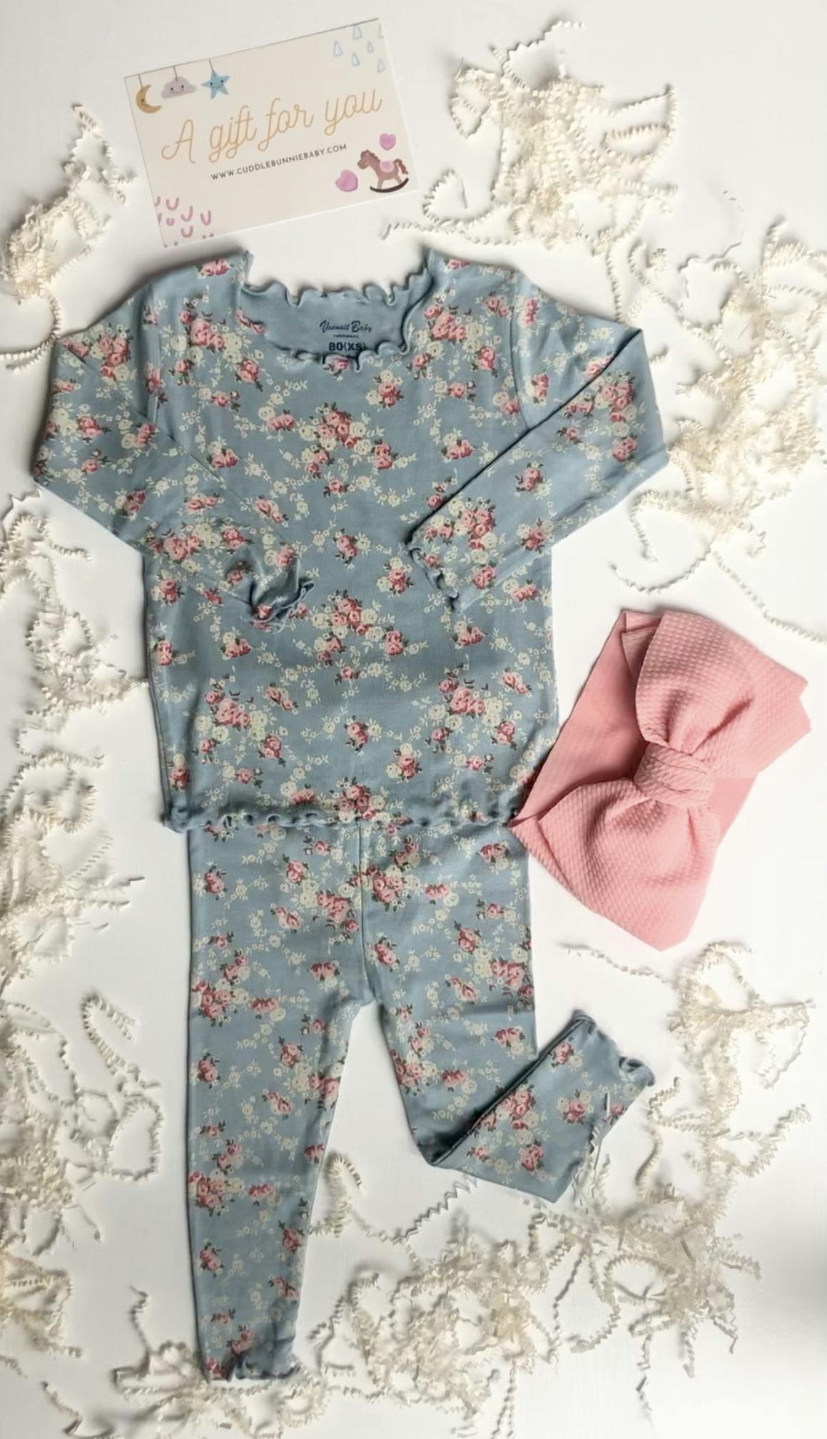 Coral Bloom Pajama Gift Box