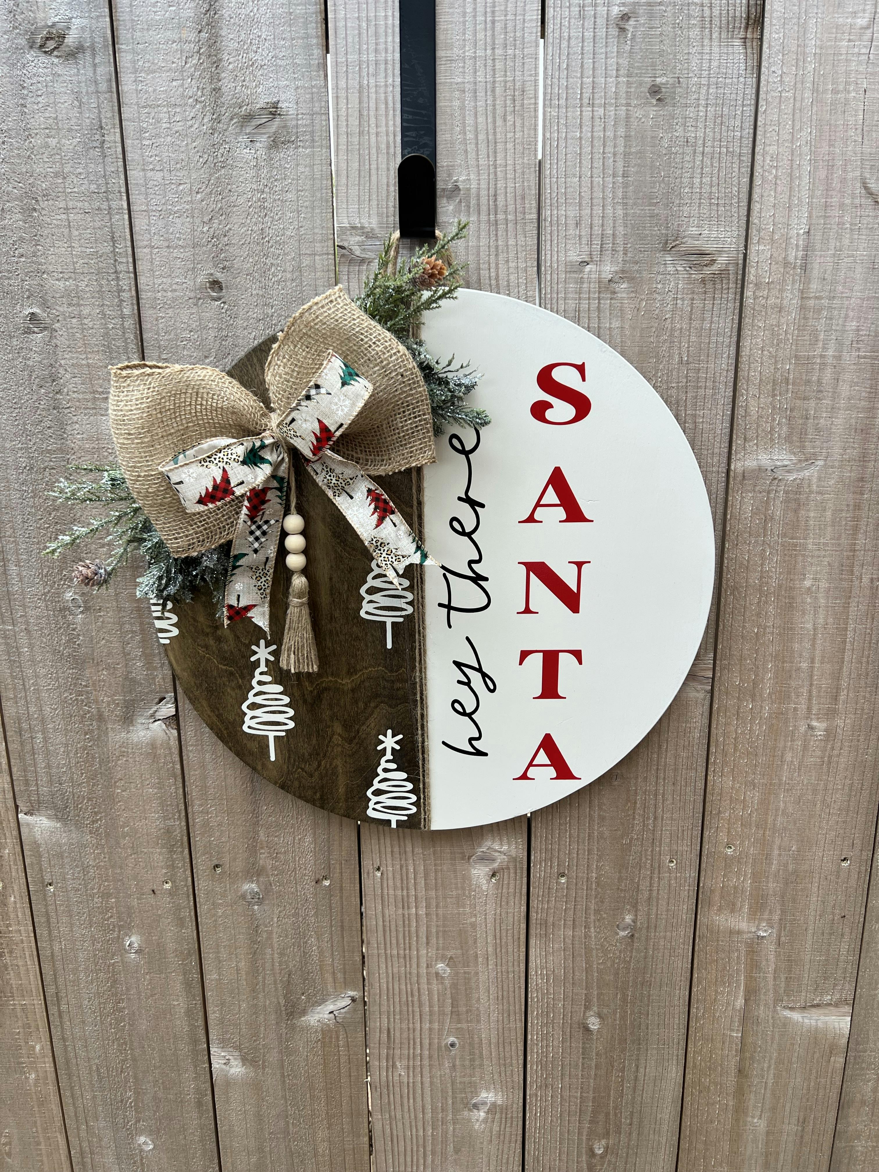 Christmas Door Hanger | Farmhouse | Feliz Navidad 