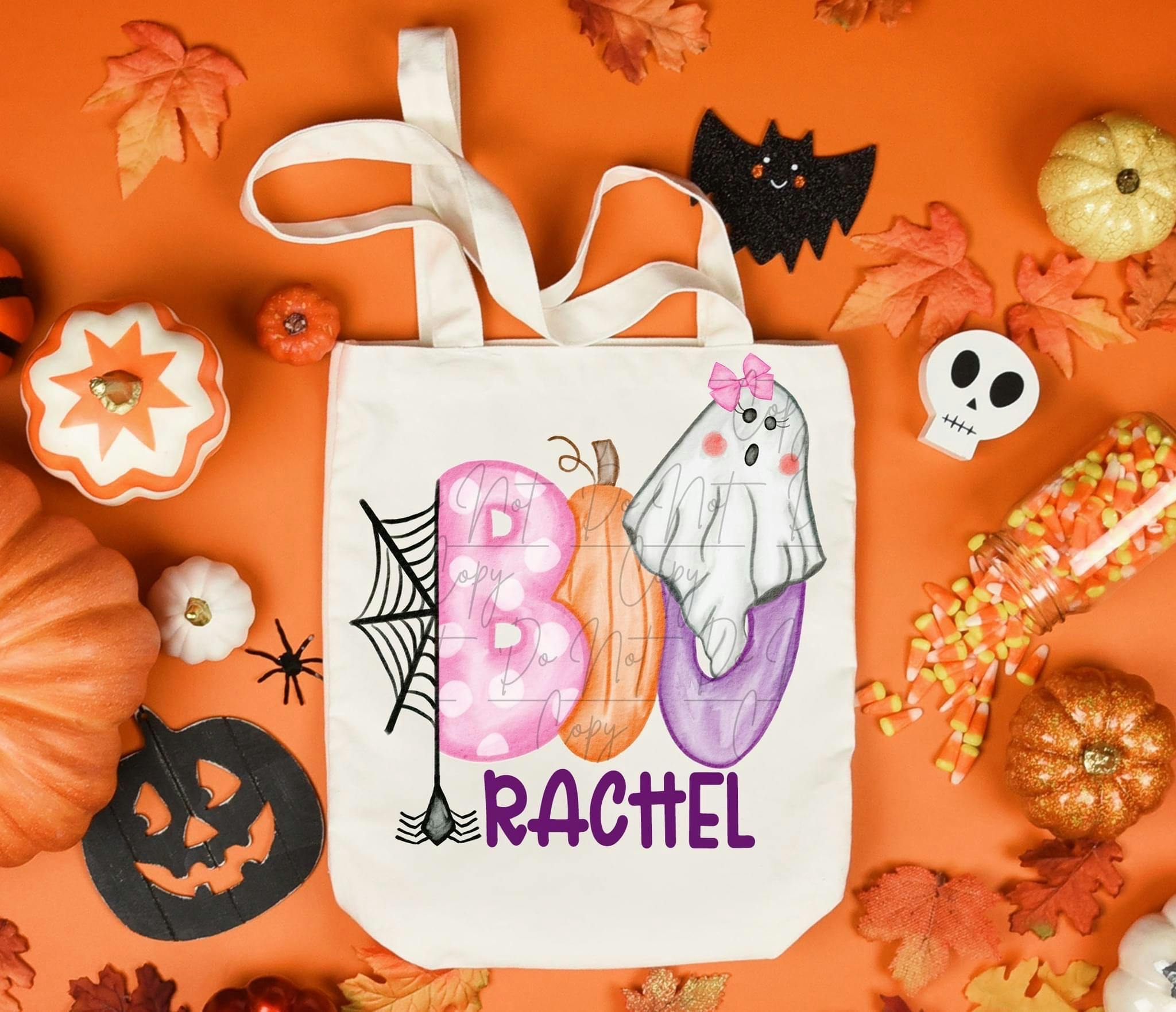 Kids boo bags, Halloween bags 