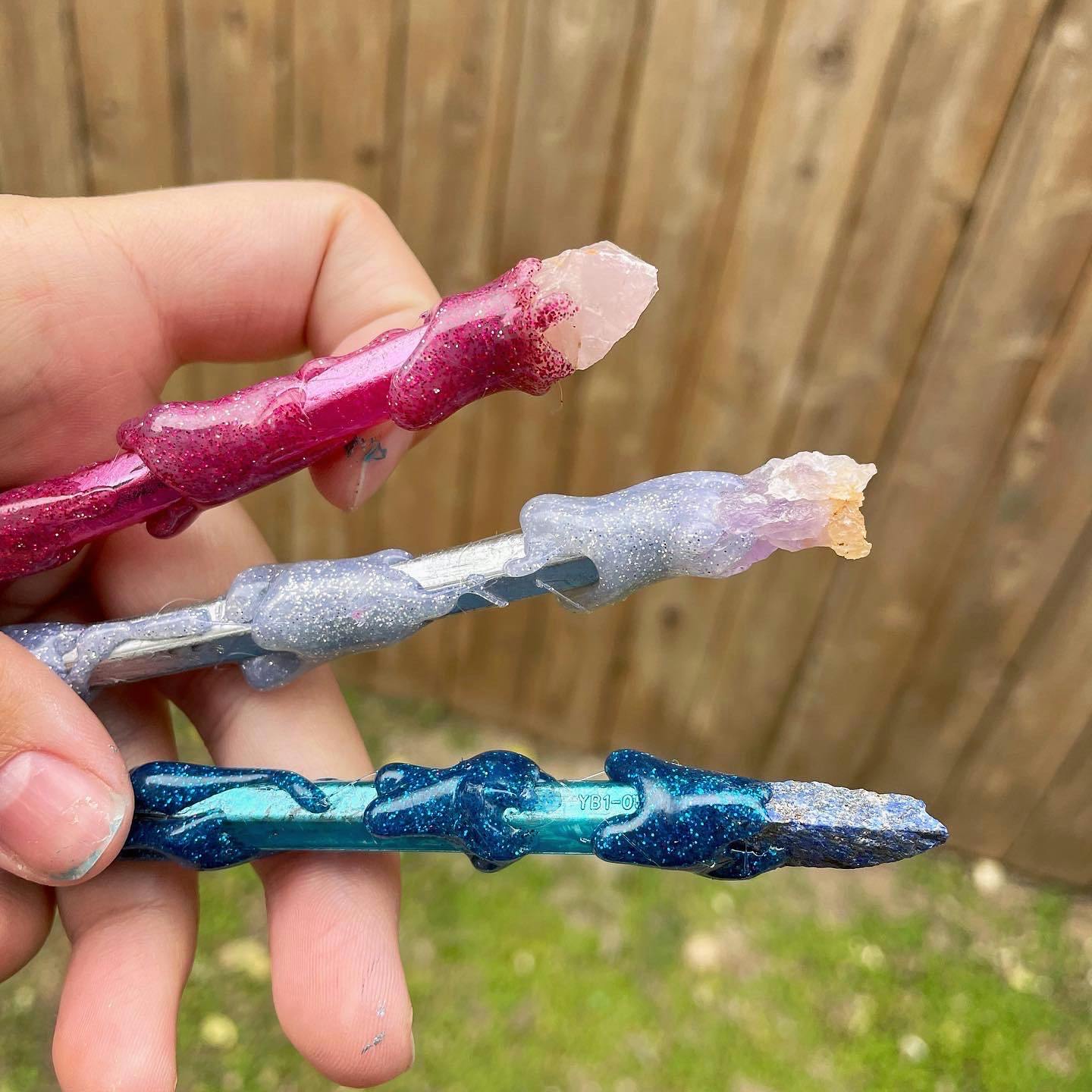 Colored Crystal Wand Pens 