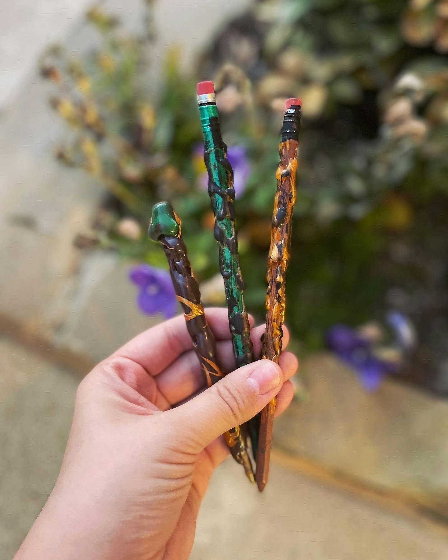 Harry Potter Wand Pencils & Pen Set