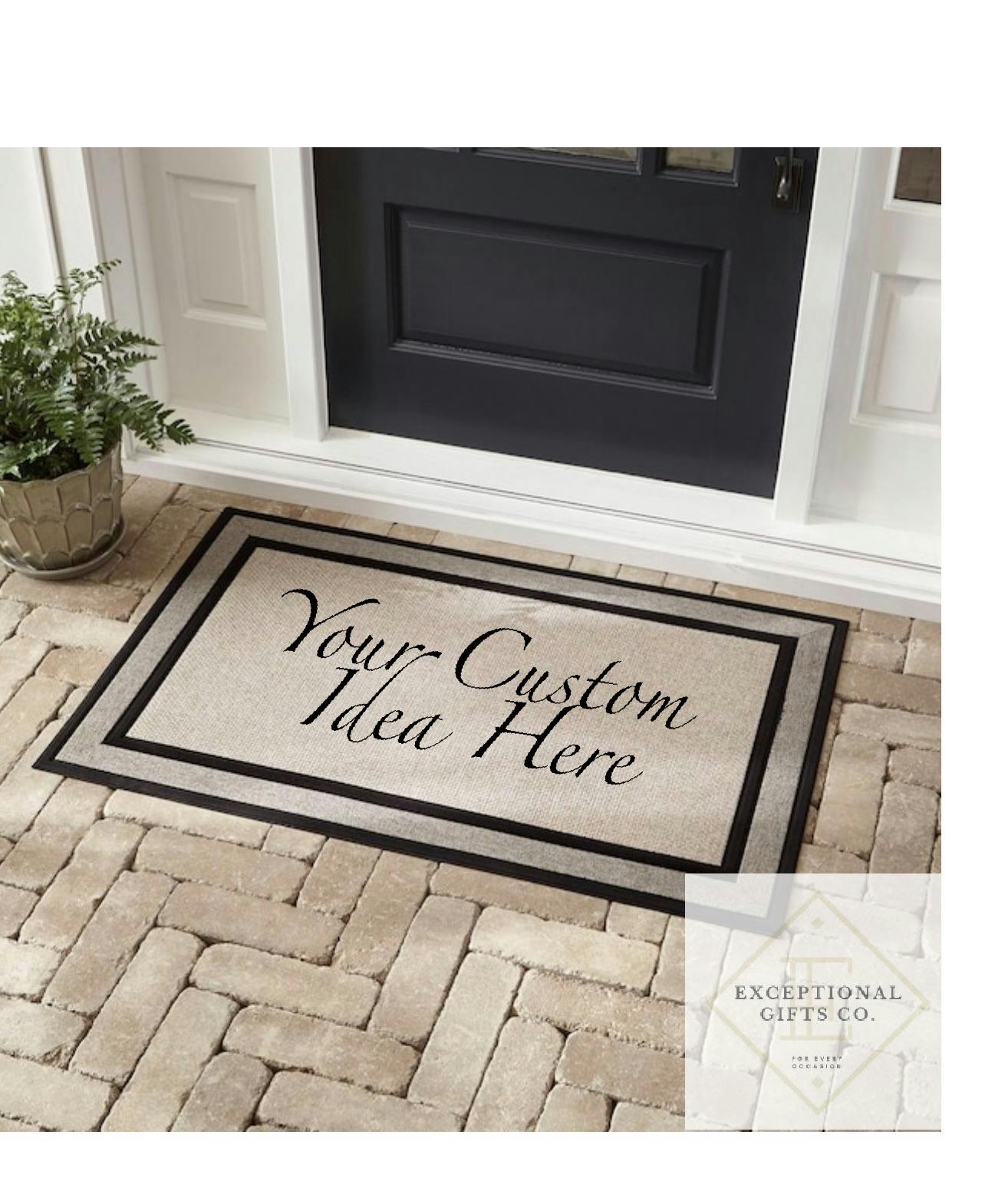 Custom design door mat, personalized for you!