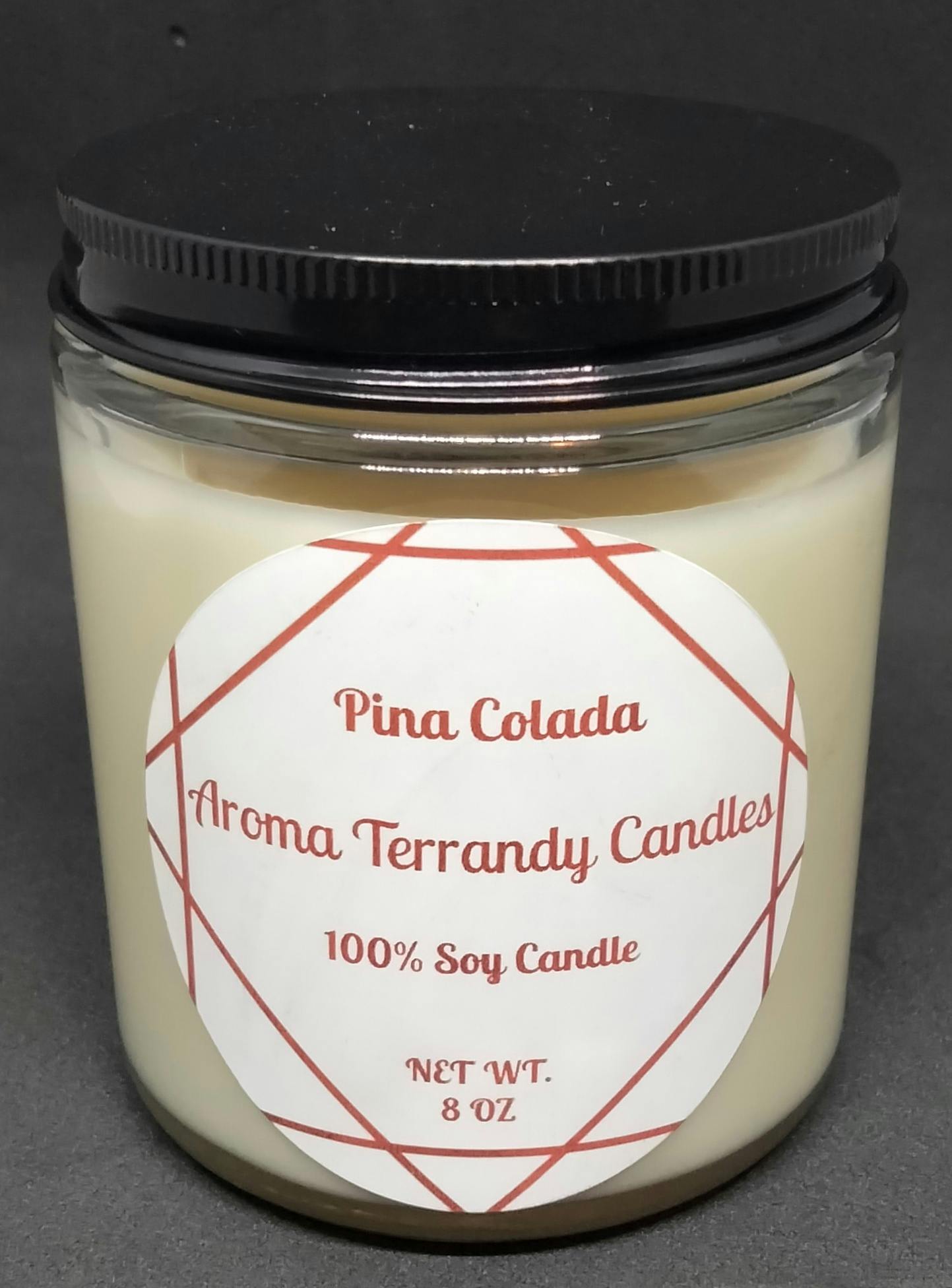 8 oz Pina Colada Aroma Soy Candle