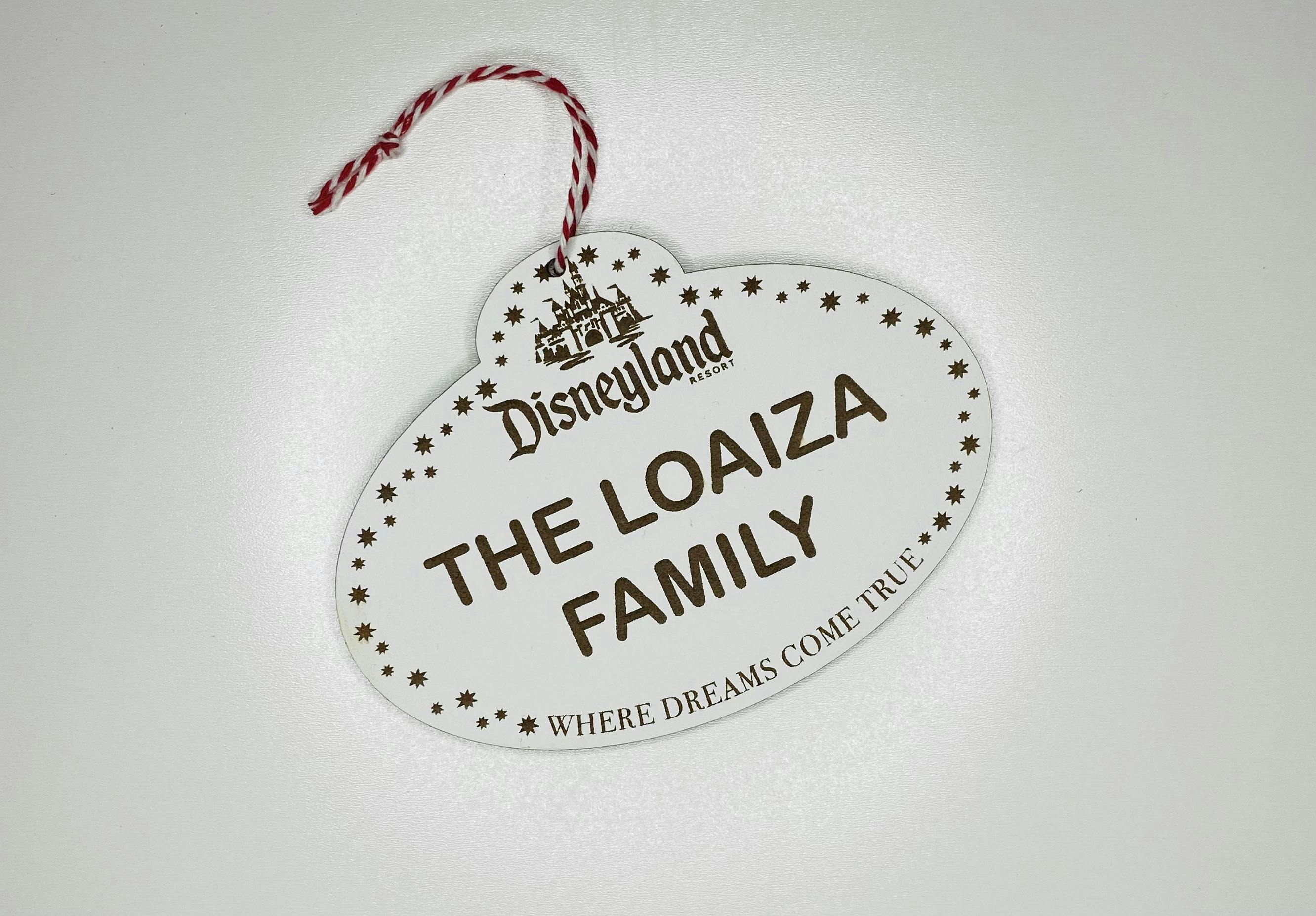 Disney cast member personalized ornament 