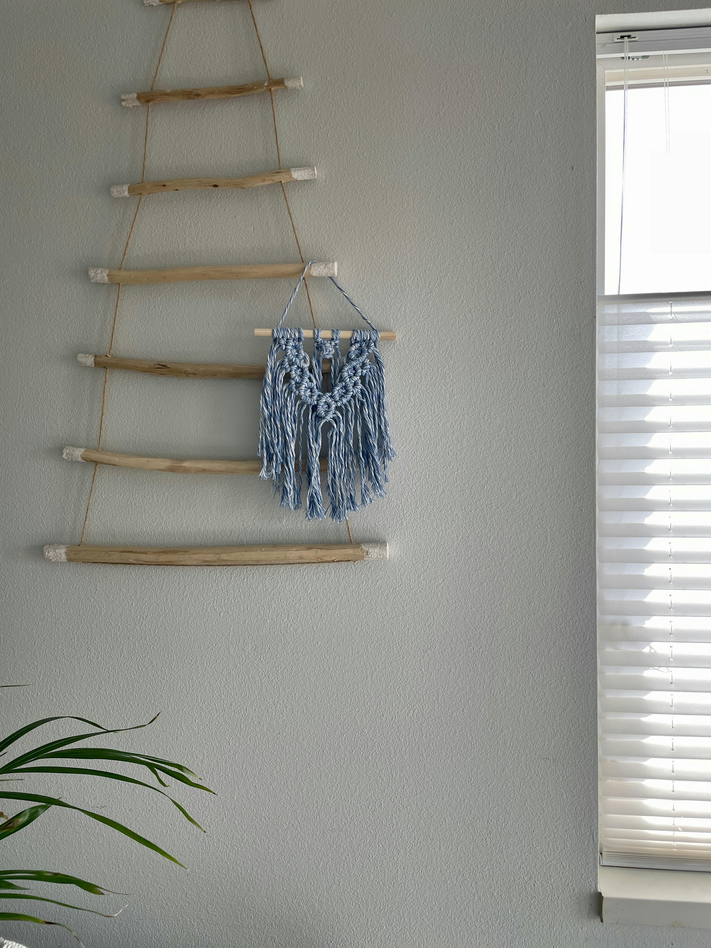 Small blue wall hanging 