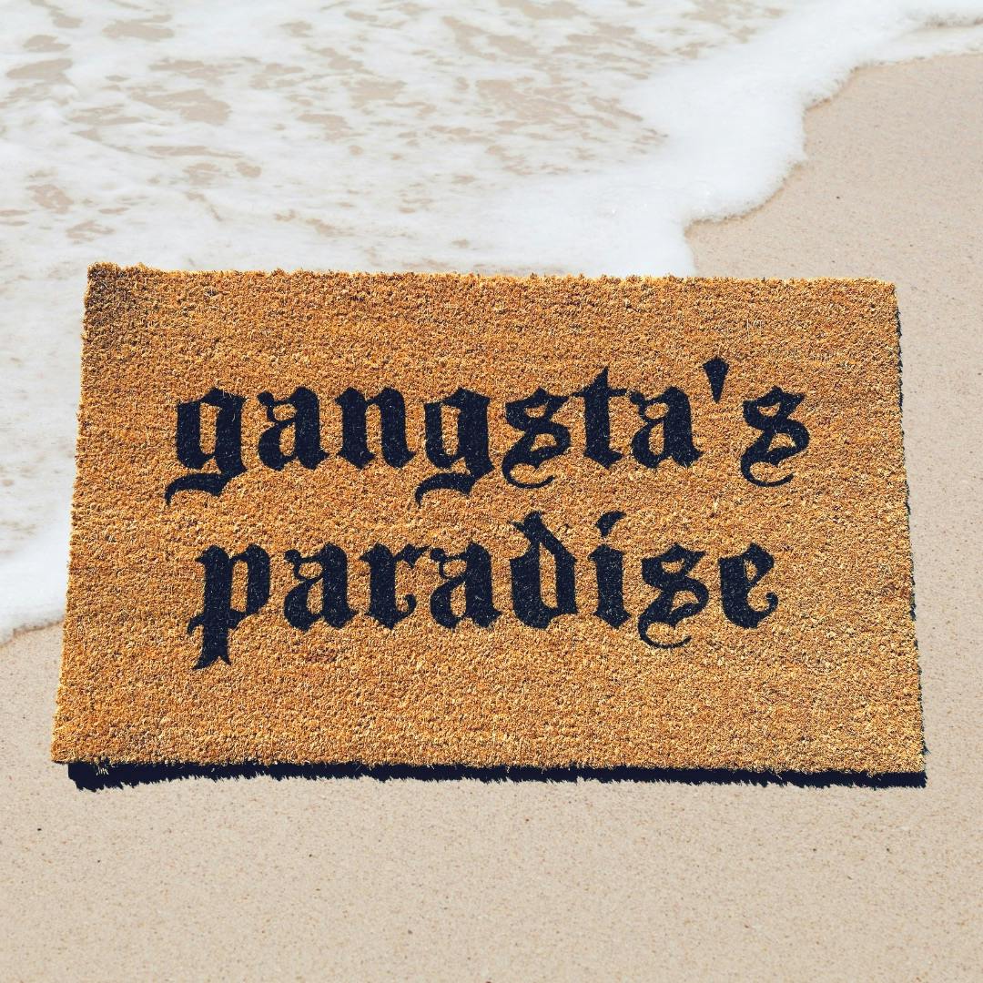 Gangsta’s Paradise Welcome Mat