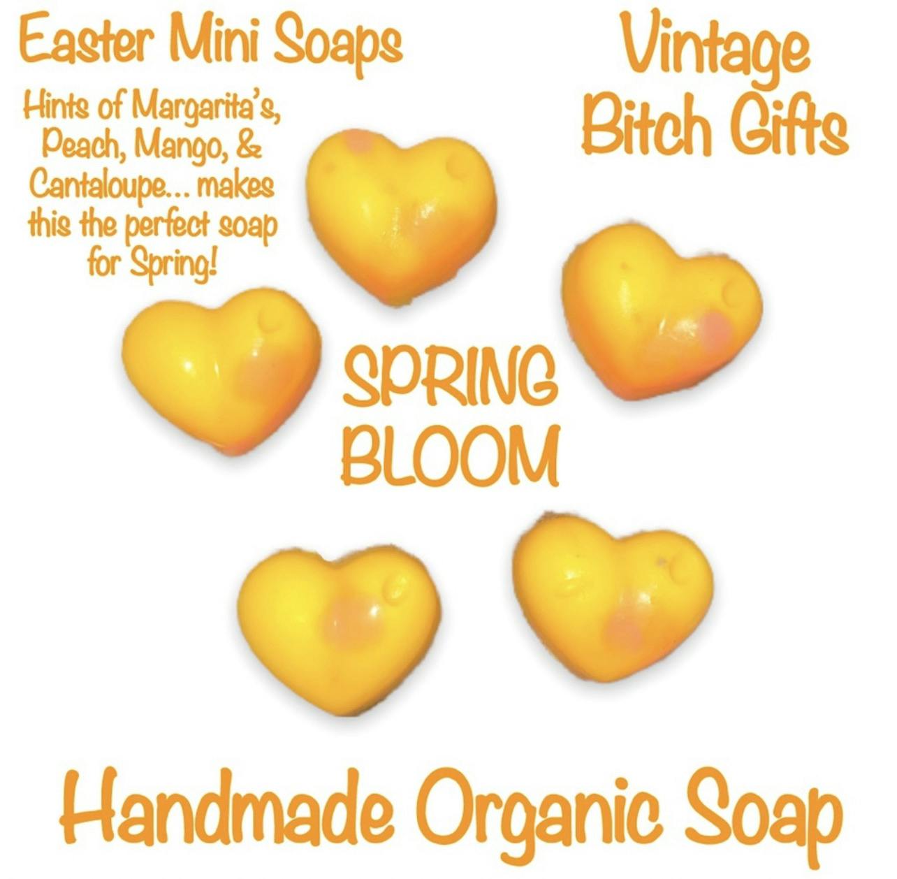 New Spring Bloom Handmade Organic Mini Soaps