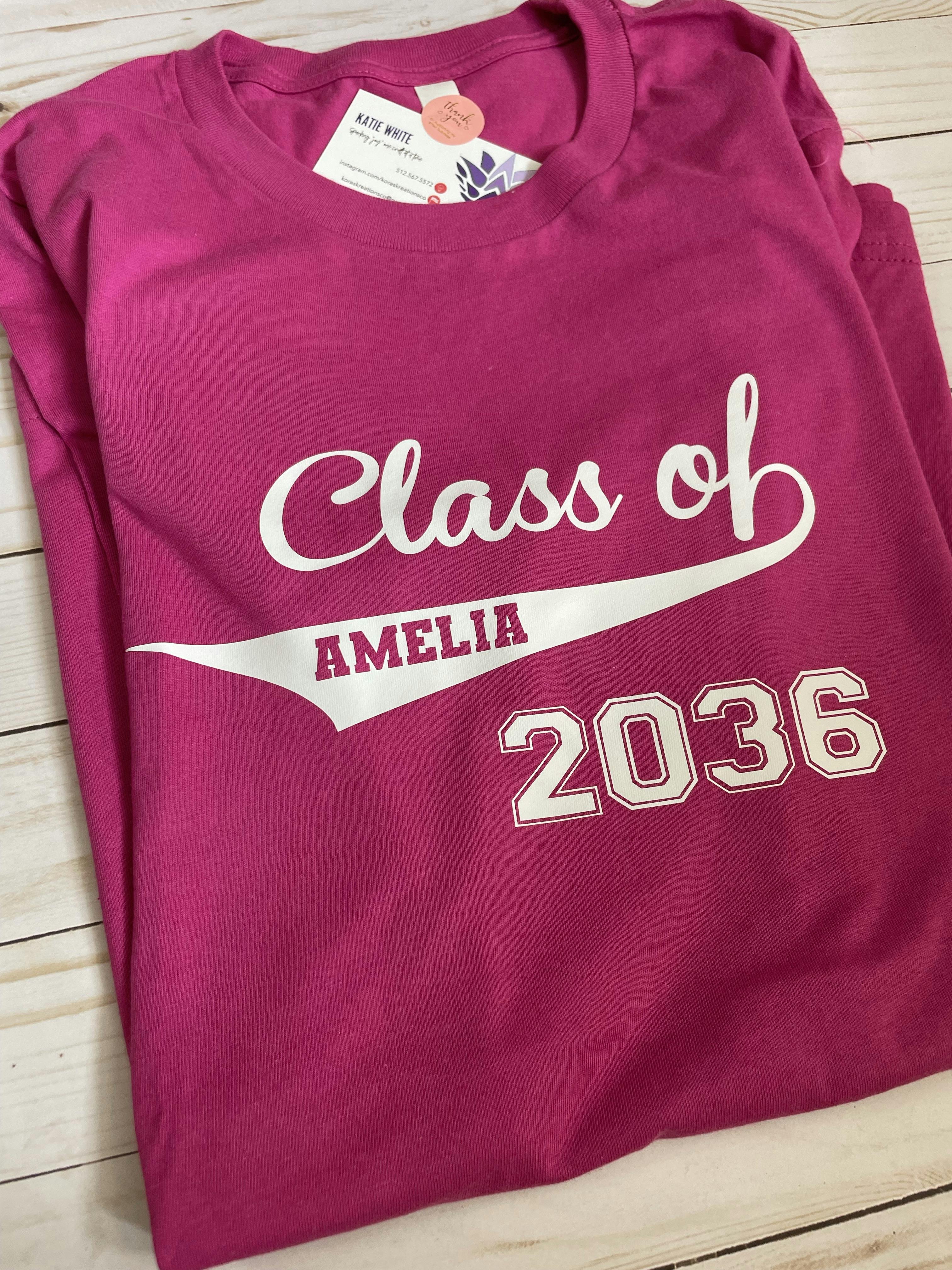 Class of 2036 with name personalization 