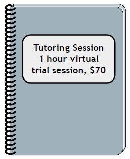 Tutoring Session - 1 hour virtual trial $7O