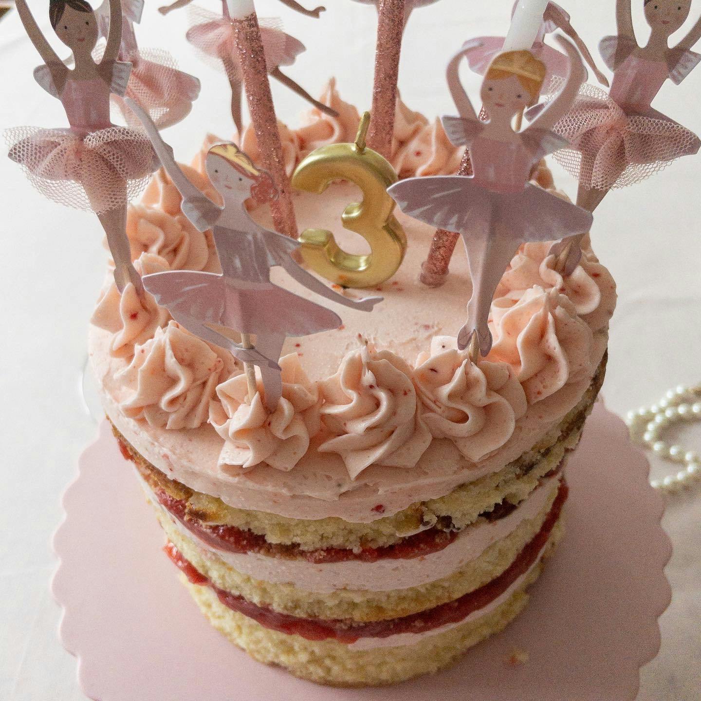 9” layer cake