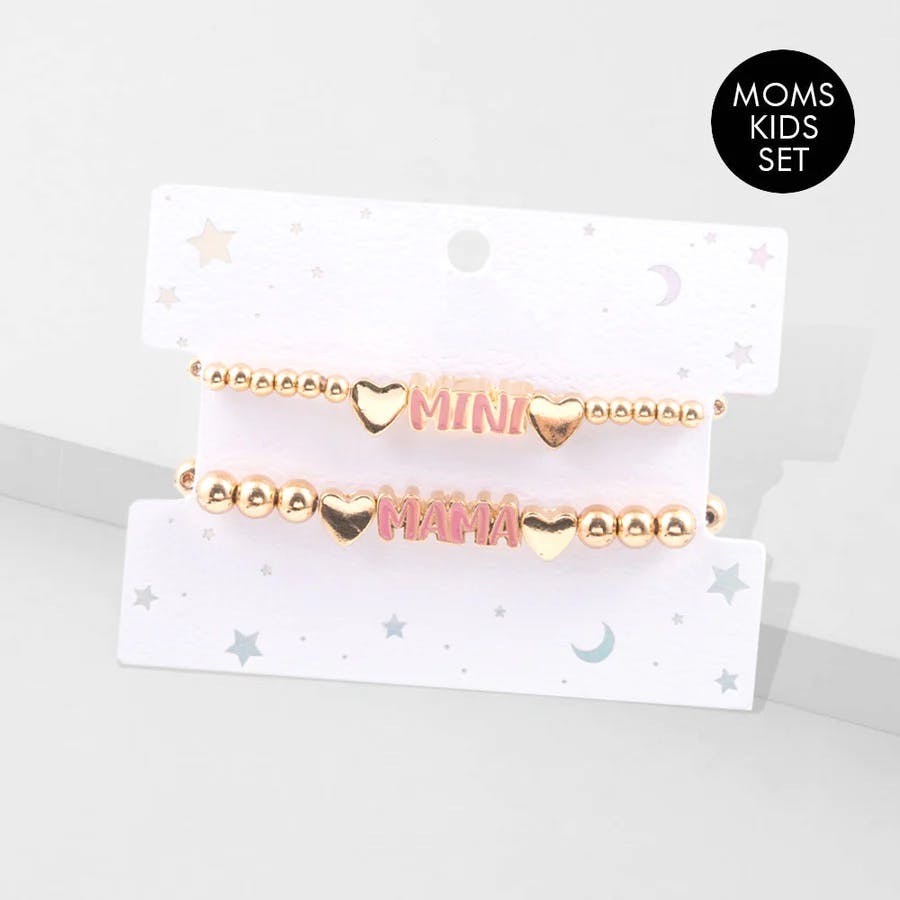 Matching Mama & Mini Bracelets-Gold