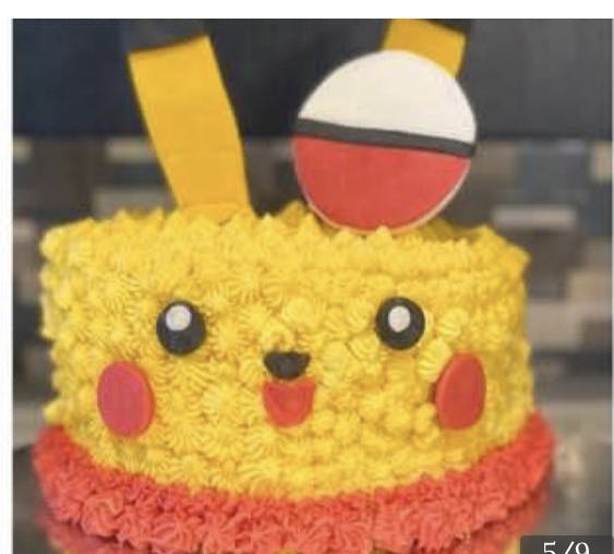 Pokémon cake Pikachu￼