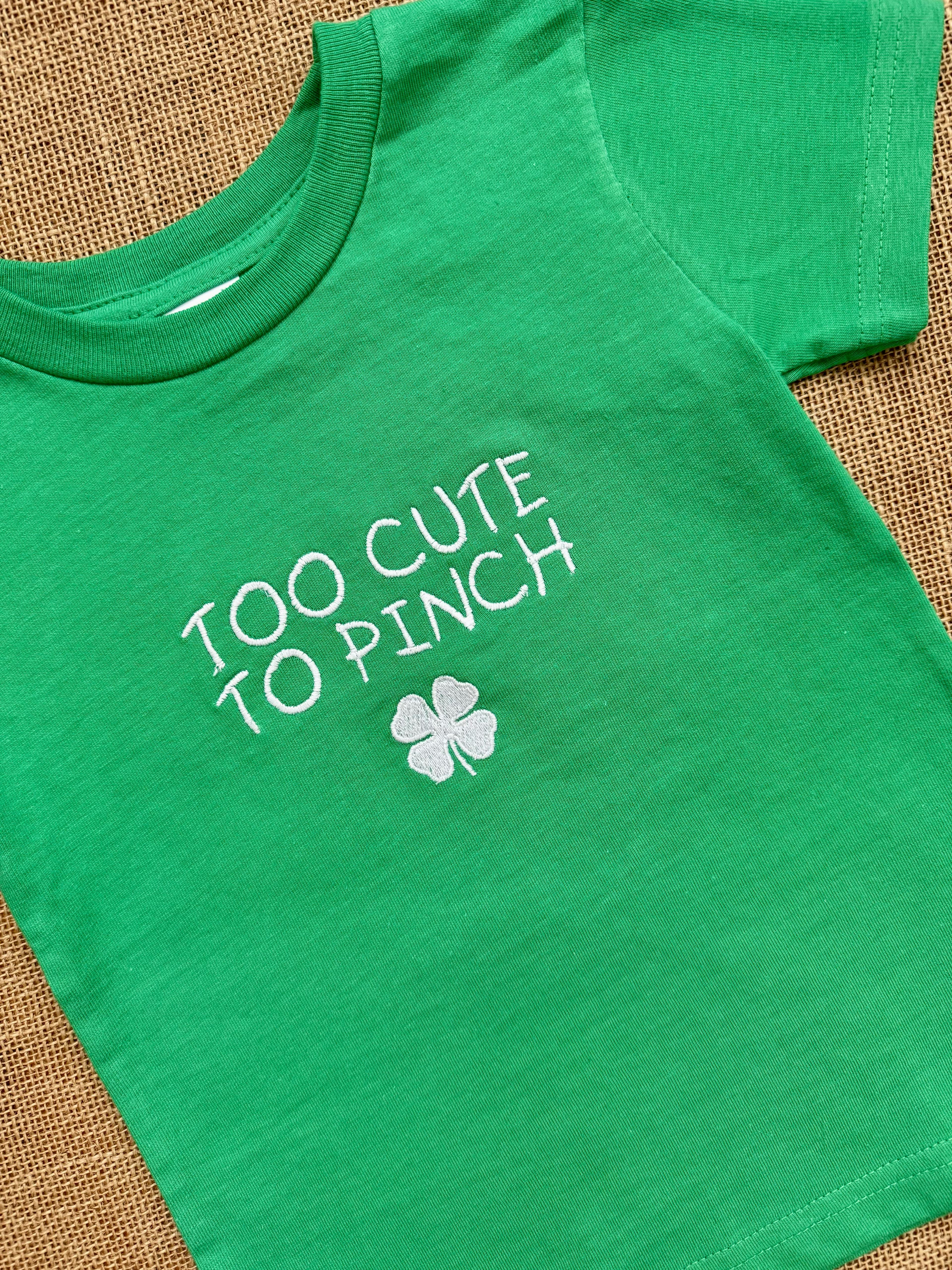 Embroidered St. Patrick’s Day shirt