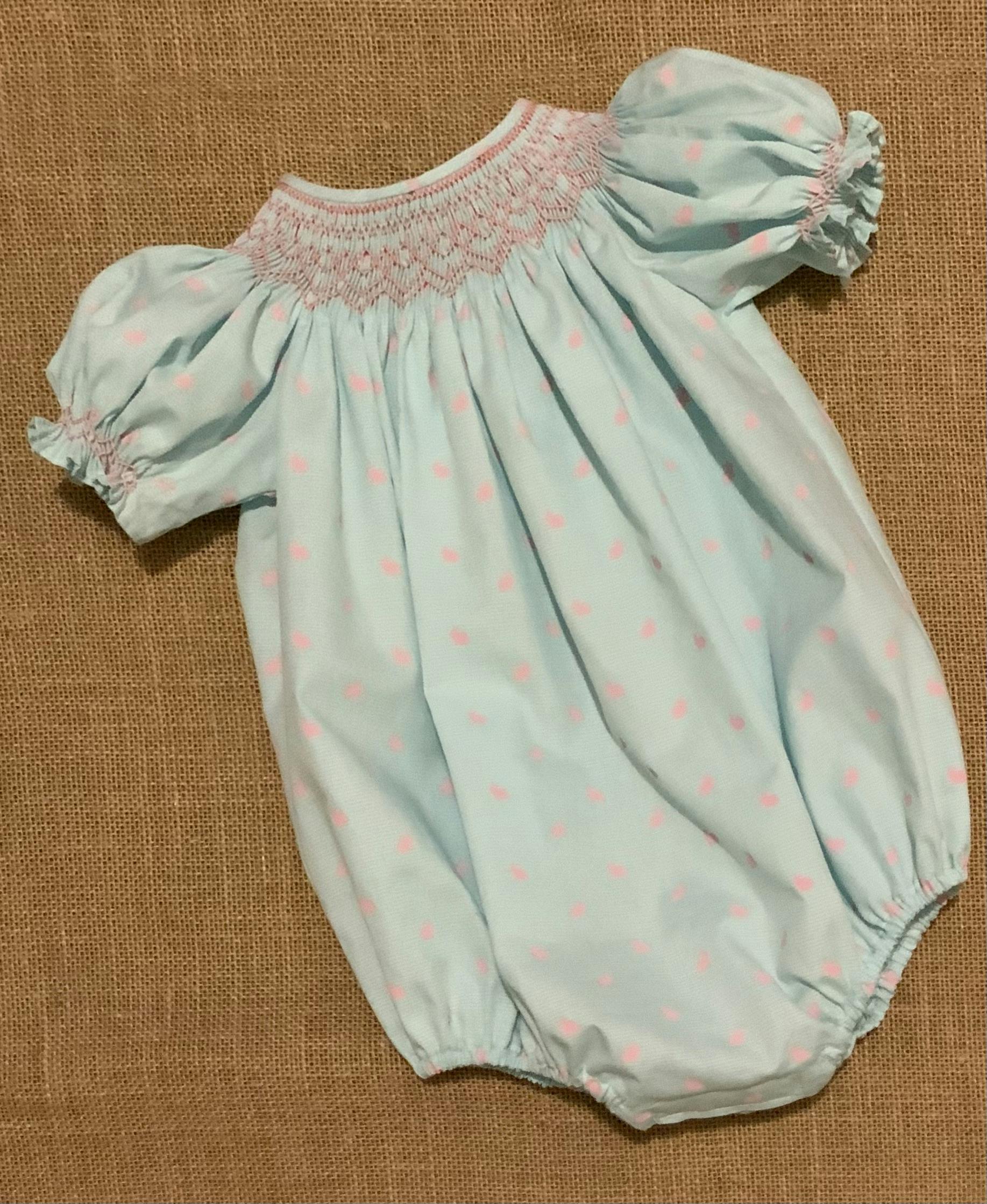 Hand smocked Easter Bubble 