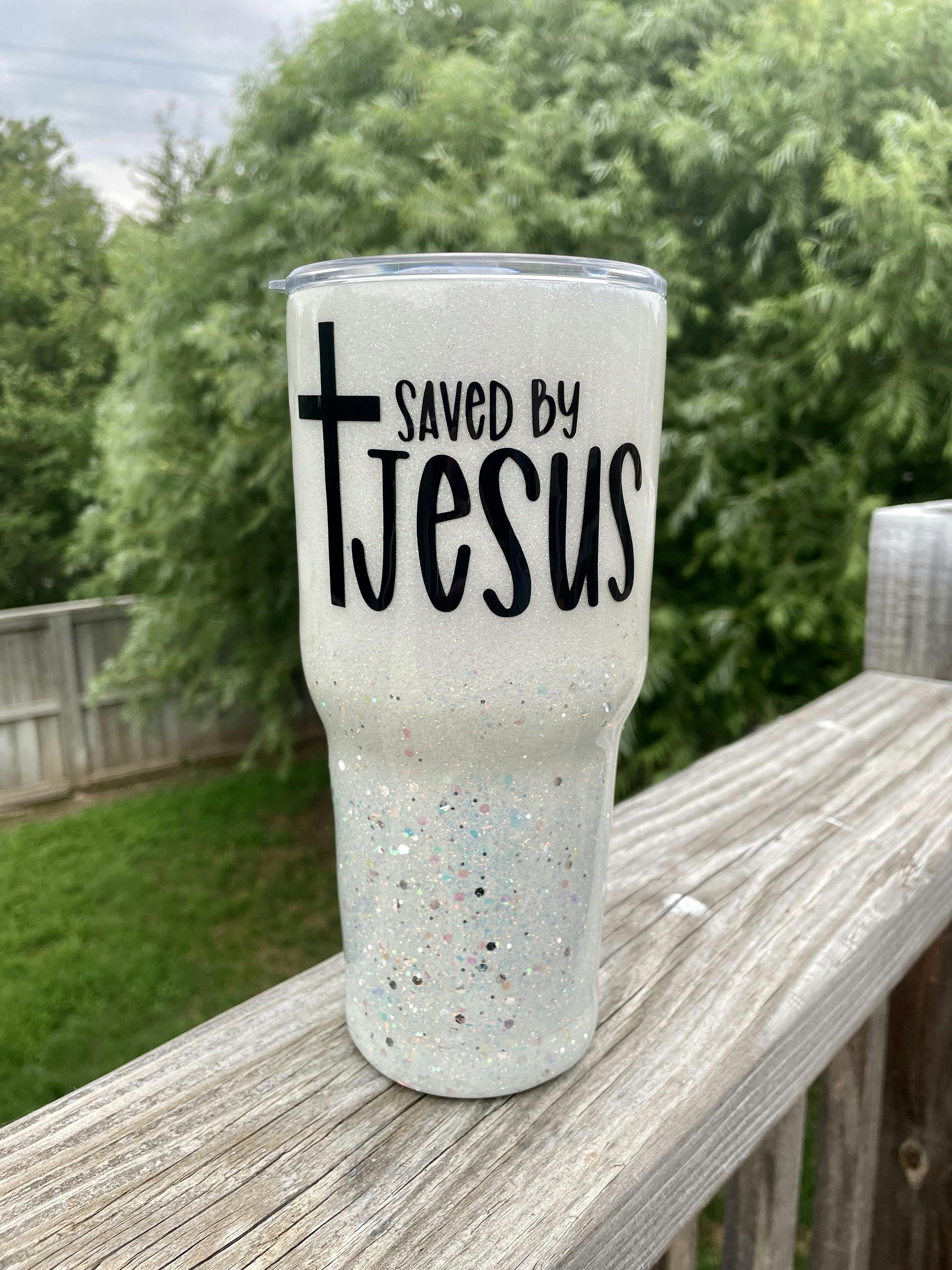 Saved by Jesus tumbler 