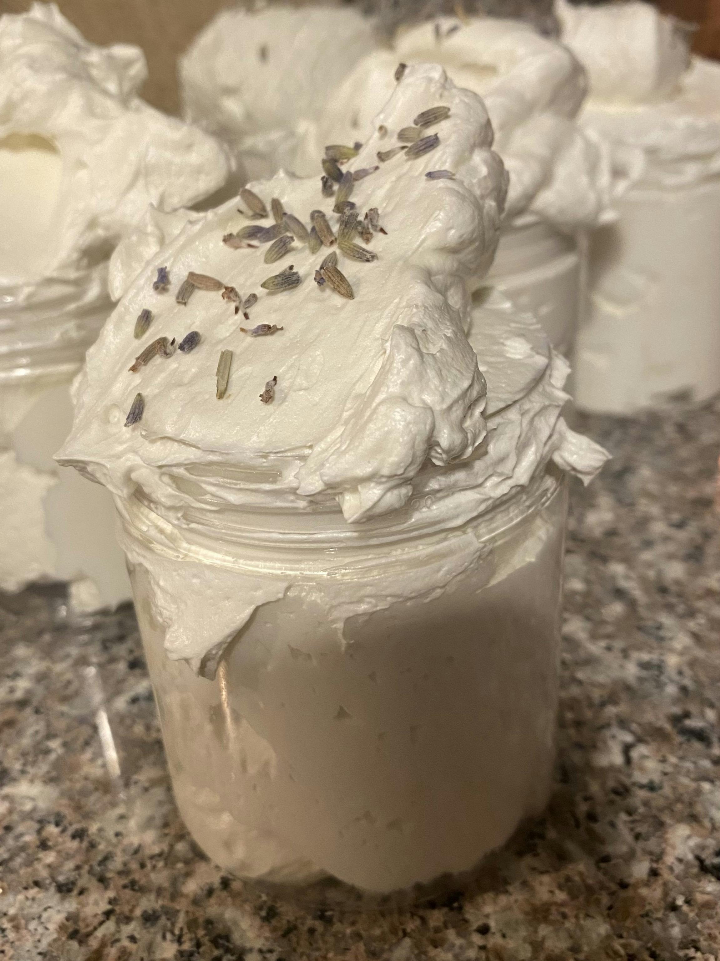 Flower and Herb Infused Whipped Body Butter