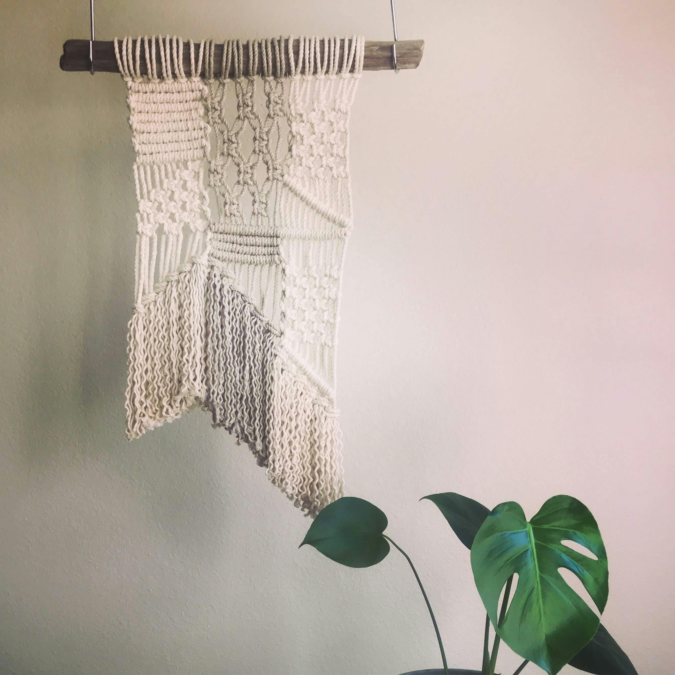 Patchwork Macrame Wall Hanging