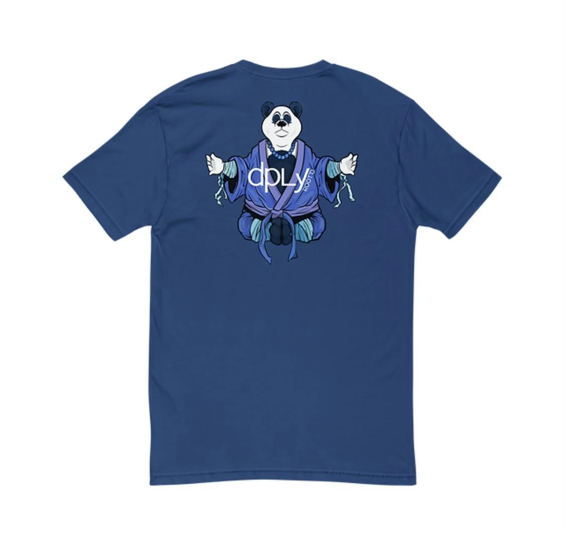 DPLYROOT’D PANDA SHIRT - BLUE