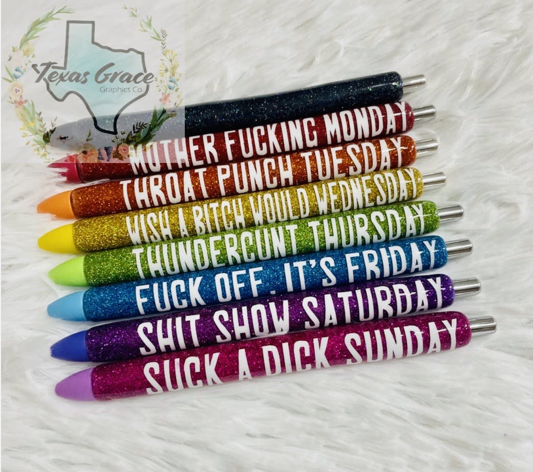 Day of the Week Pretty Pens! 