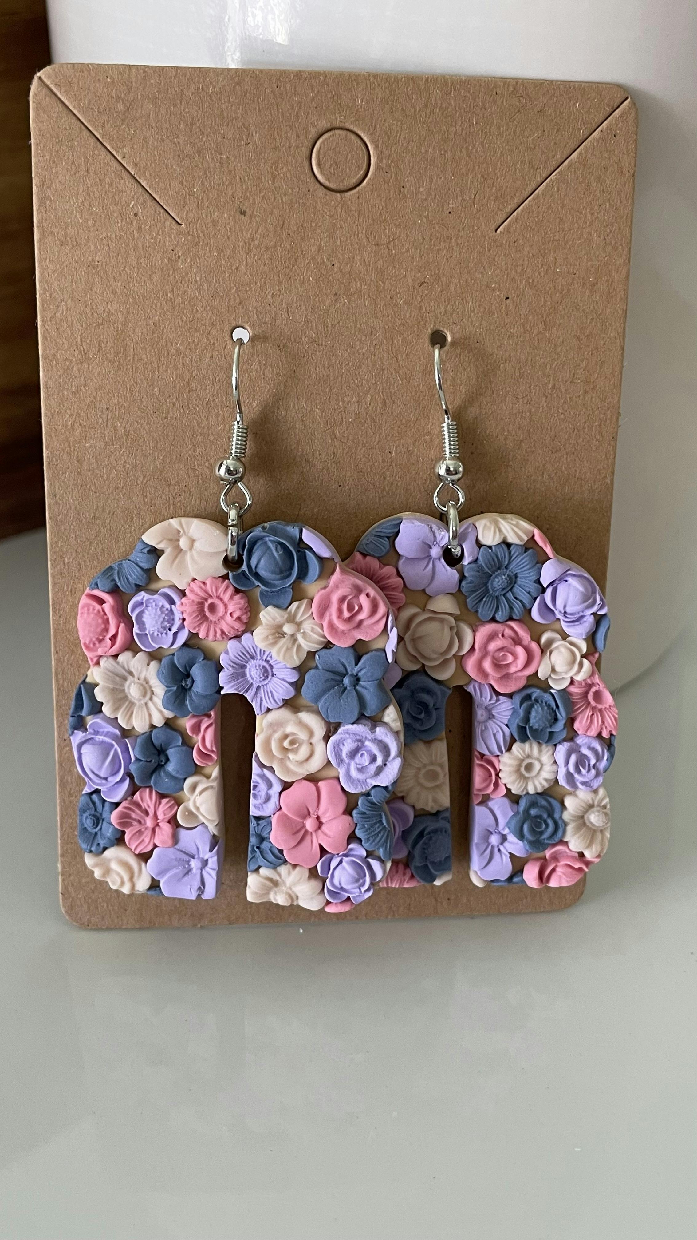 Floral Dangles and Studs 