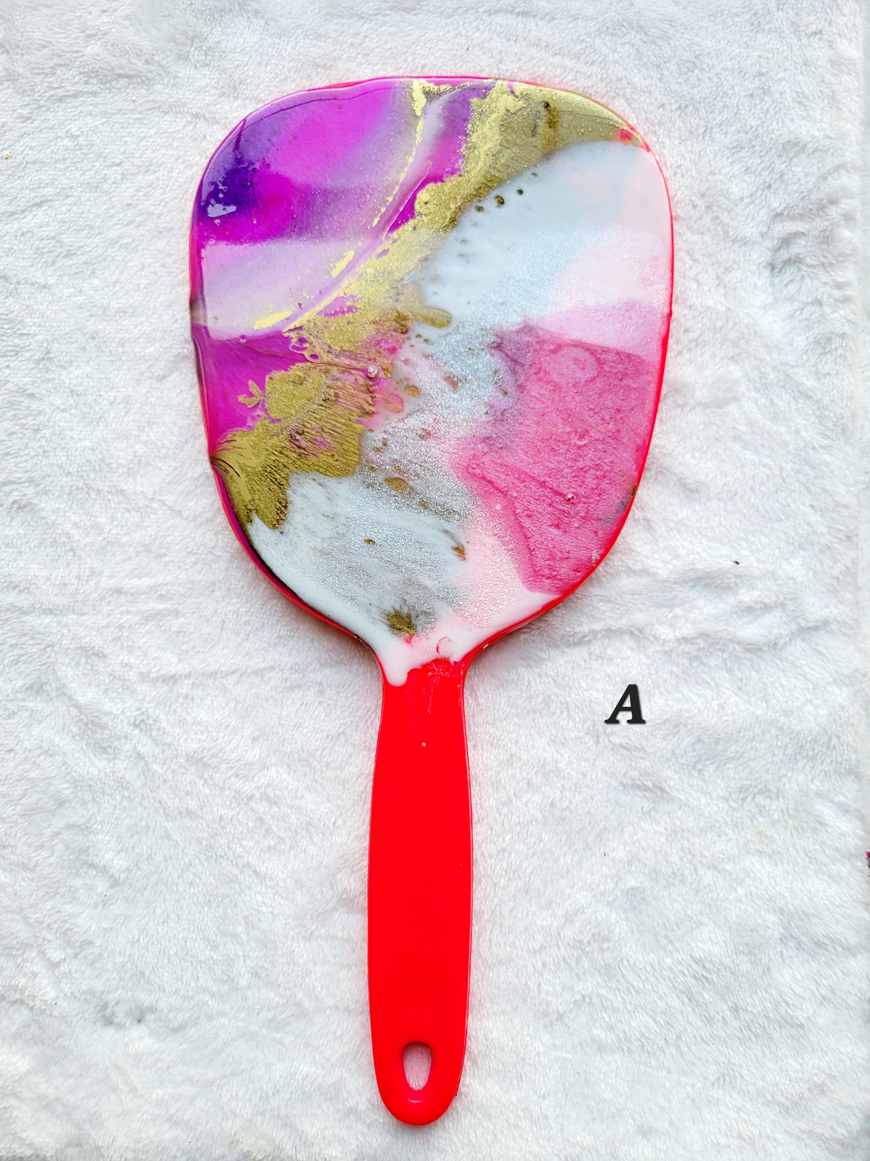 Jazzy Resin Decorated Mirror