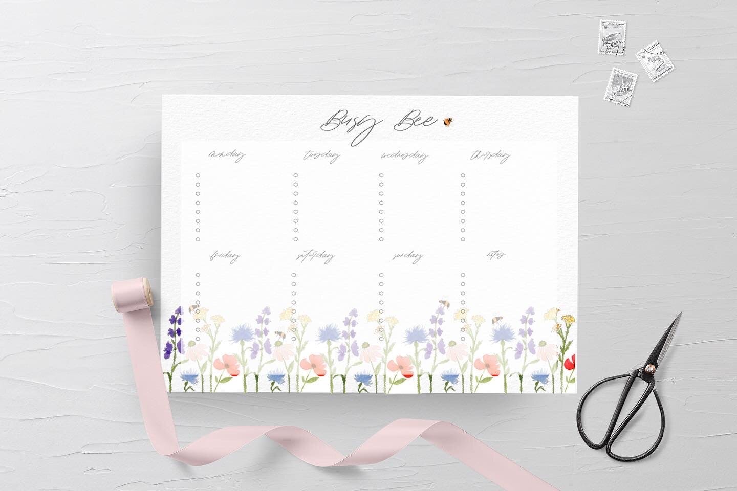 Busy Bee Watercolor Planner
