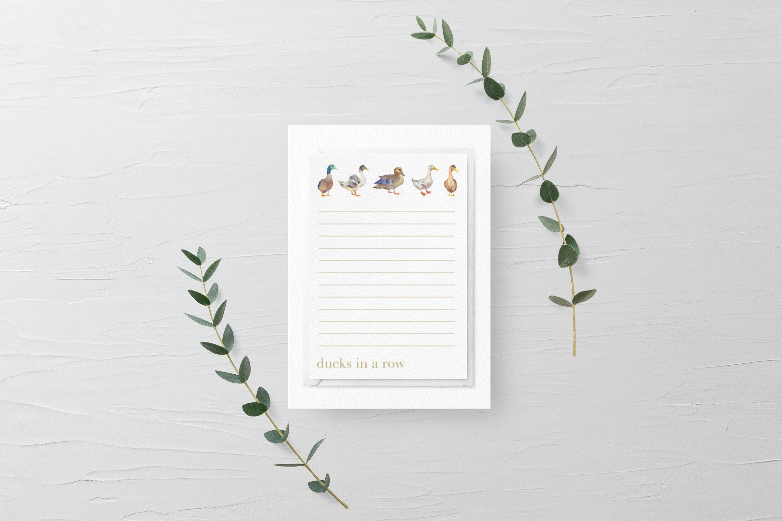 Ducks in a Row Notepad