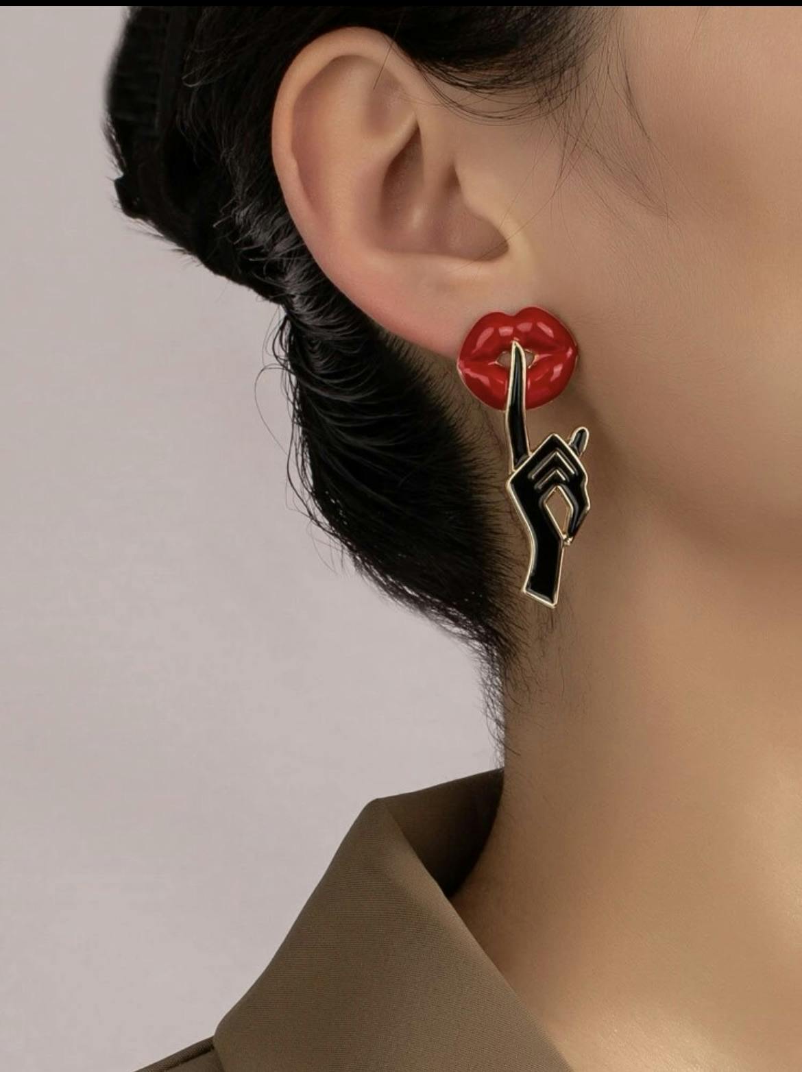 Shhh & Just Take In This Style Earrings