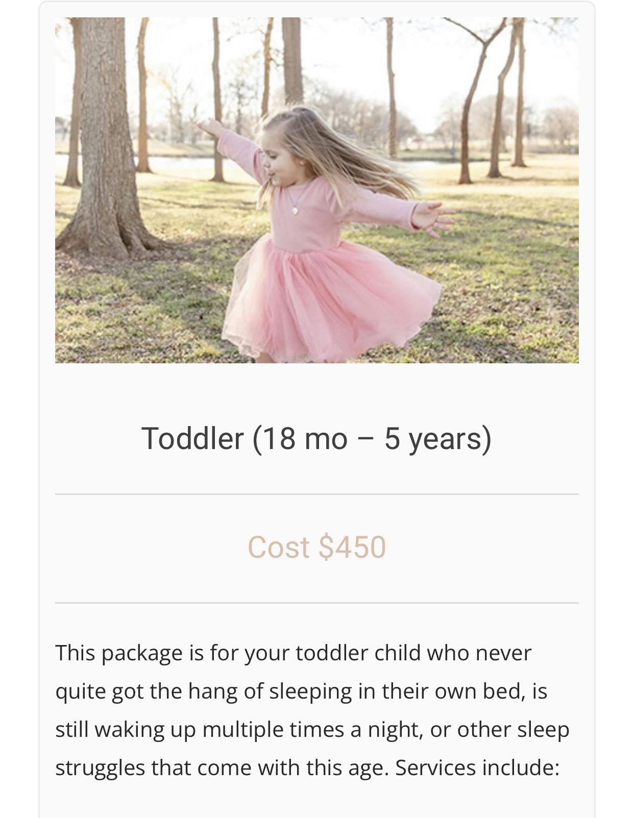 Toddler Package 