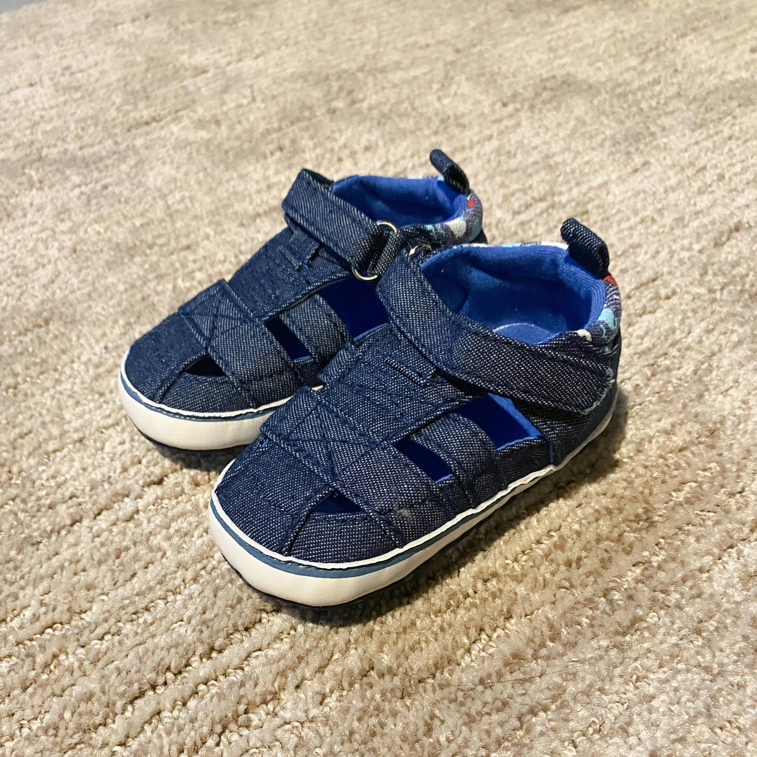 Blue Soft Sole Baby Sandals