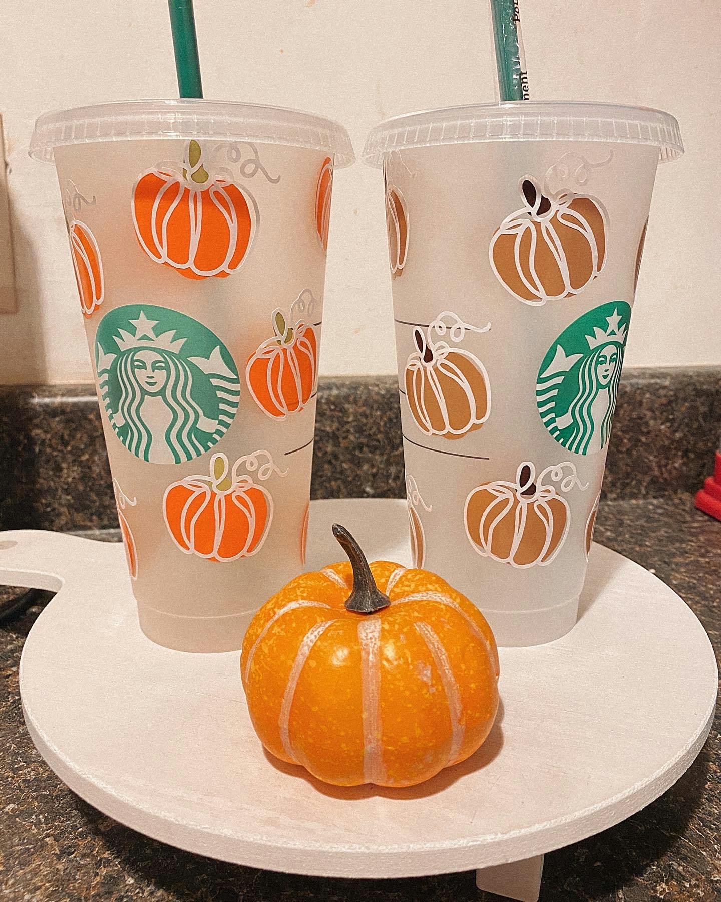 Pumpkin Starbucks Cup