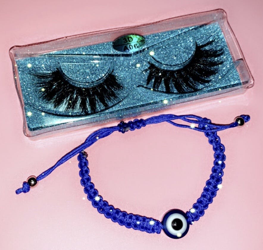 Evil eye lashes package 