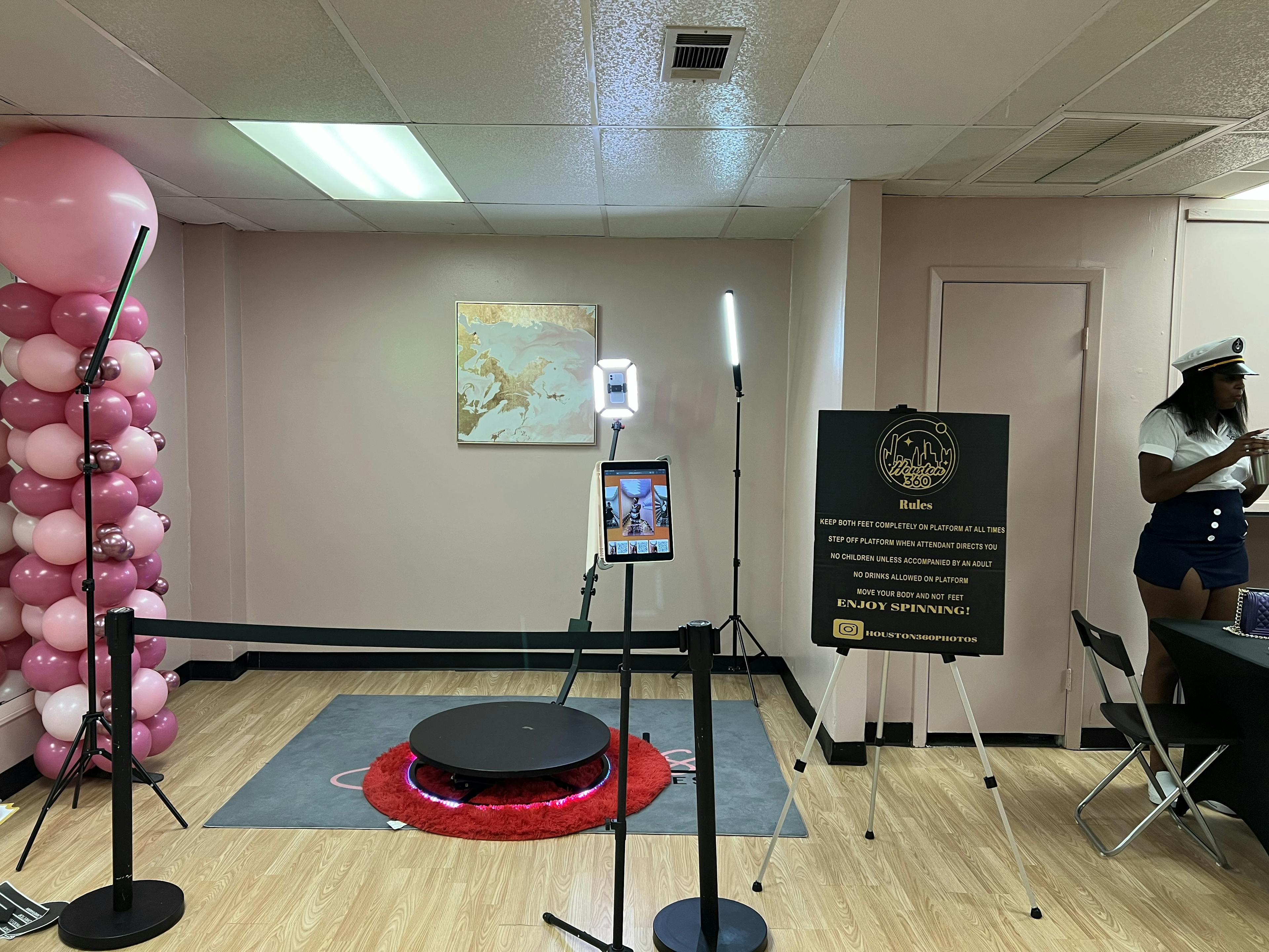4 hours 360 photo booth rental