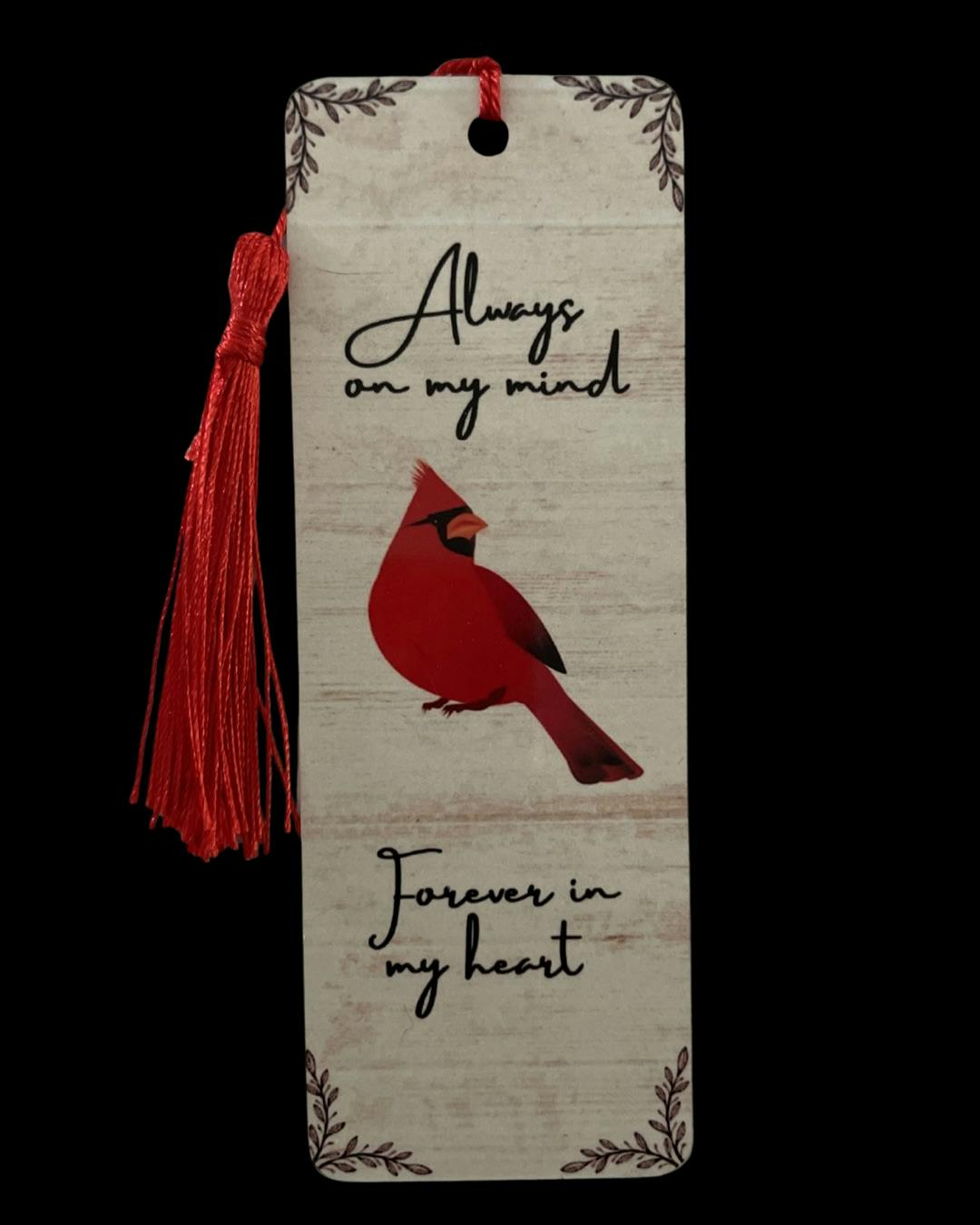 Always on my mind - forever in my heart bookmark 