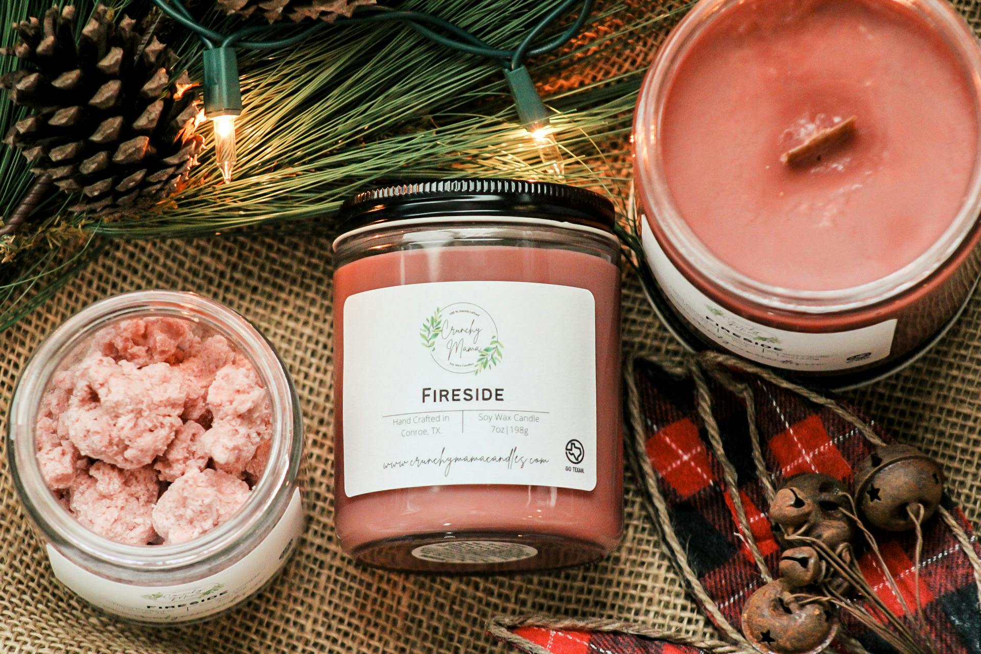 Fireside 7oz soy candle