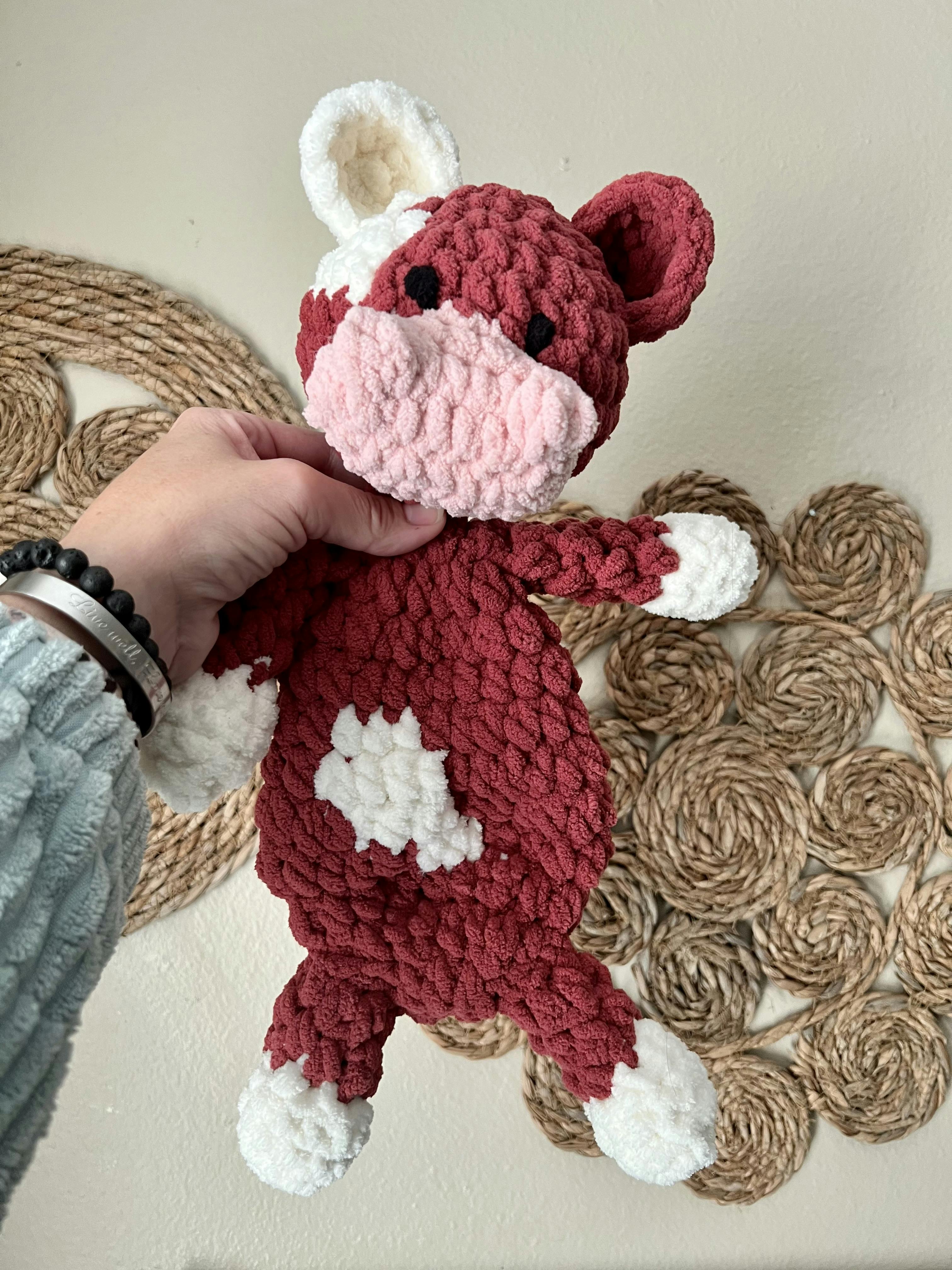 Stella the Strawberry Cow Lovey