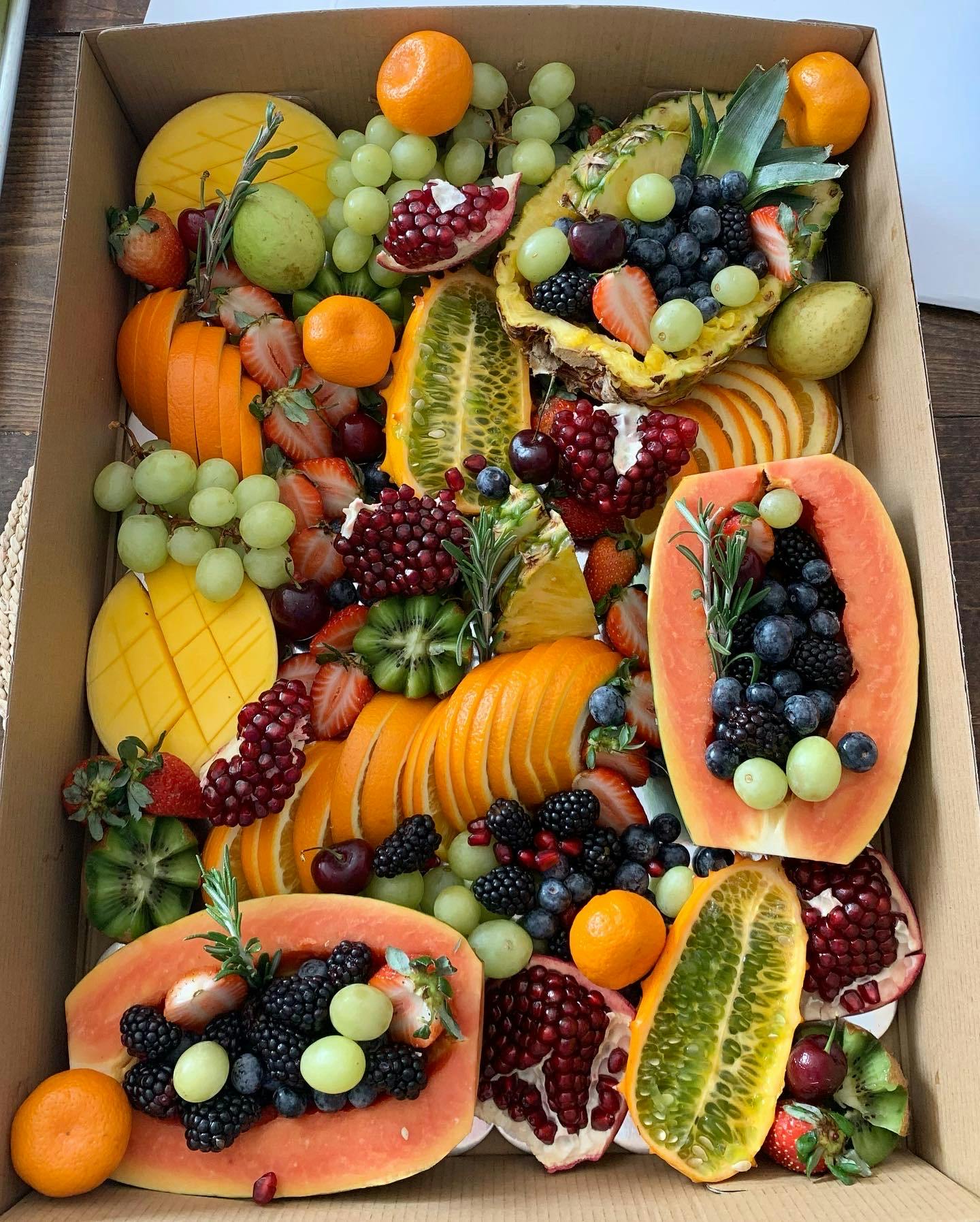 Fruit charcuterie box 