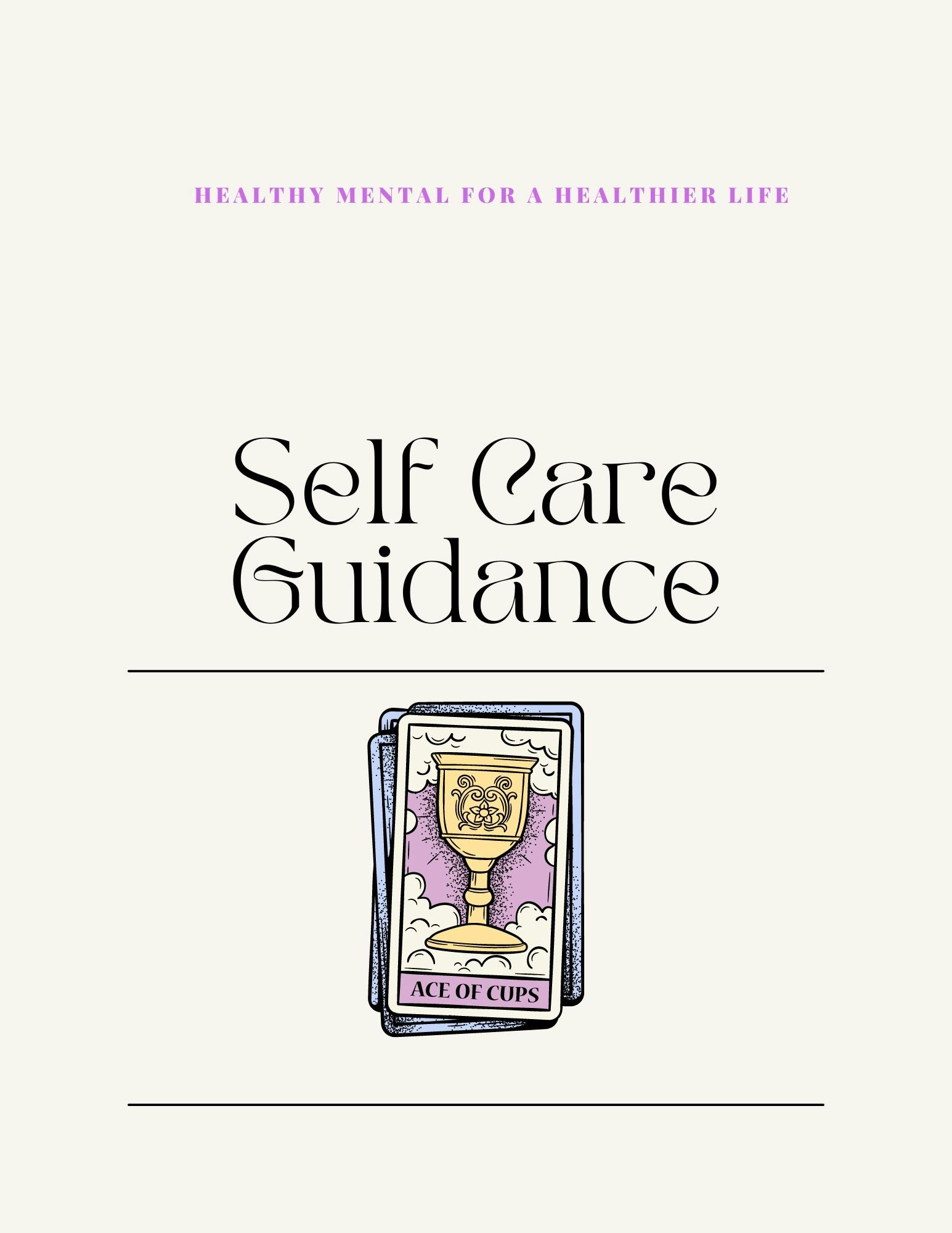 Self Care Guidance